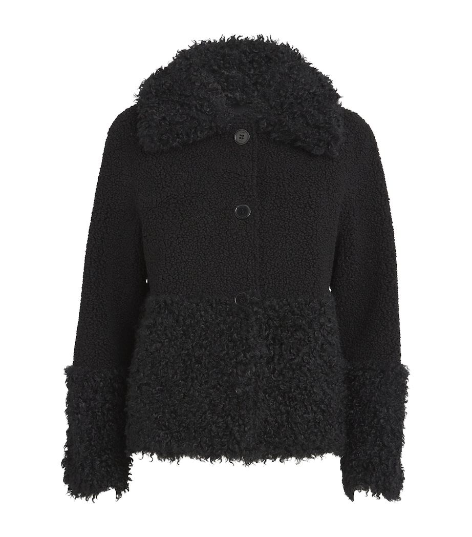 Faux-Shearling Jacket BLACK Image 1