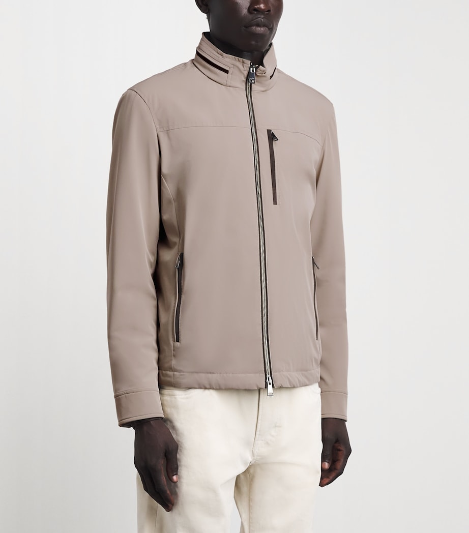 Paul & Shark Mens Technical Padded Jacket Beige Image 4