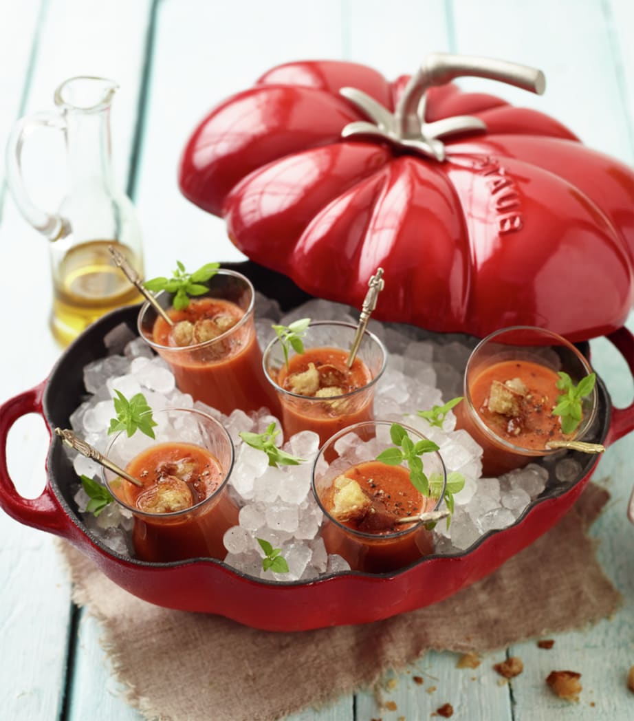 Oval Tomato Cocotte (25cm) CHERRY RED Image 2