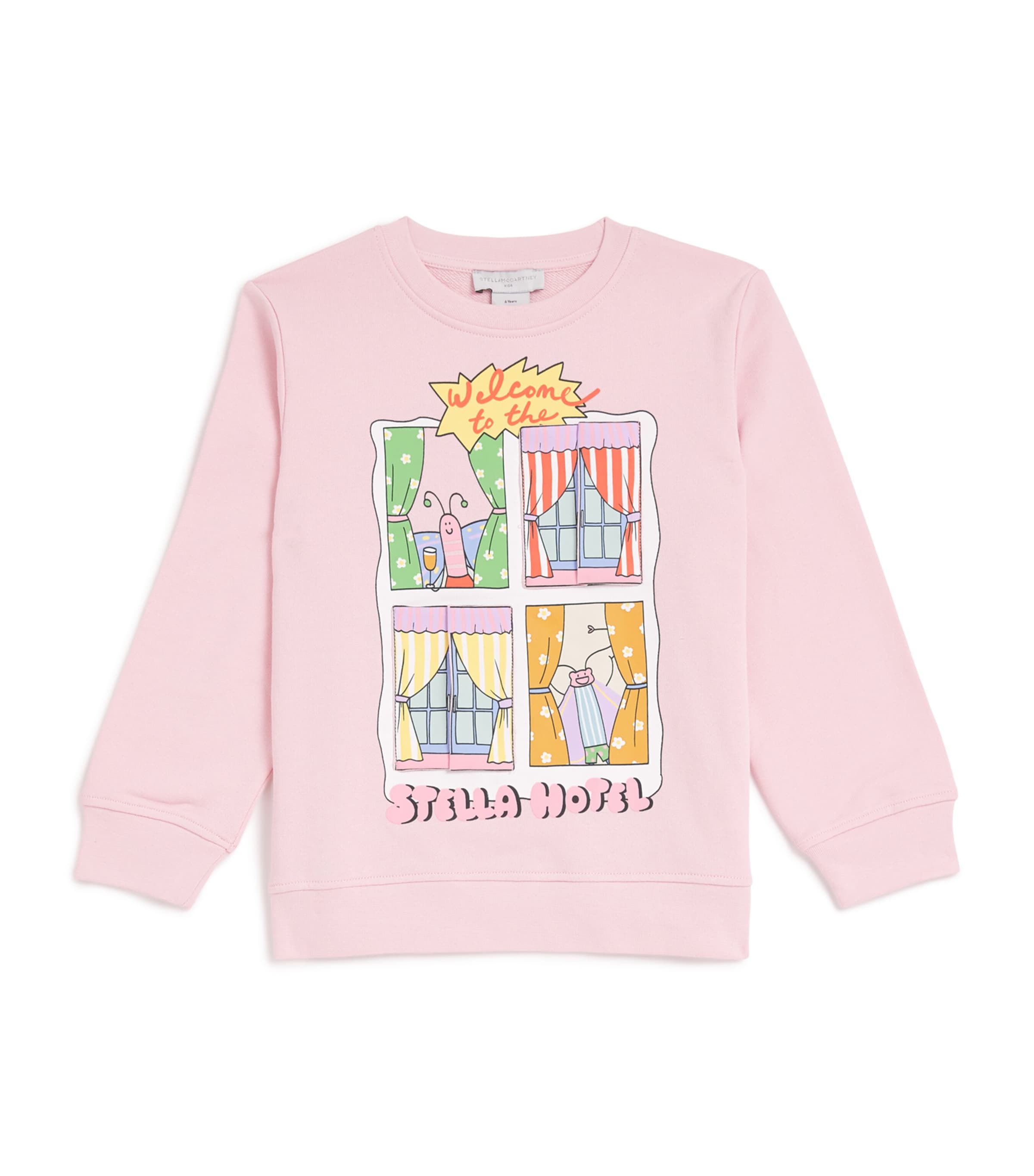 Cotton Stella Hotel Graphic Sweatshirt (2-14+ Years) 51RROSA Image 1