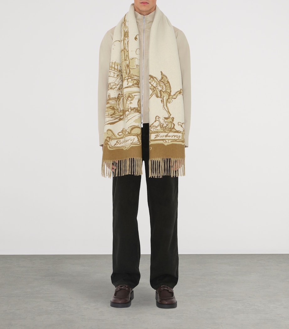 Cashmere Westminster Scarf HAY Image 5