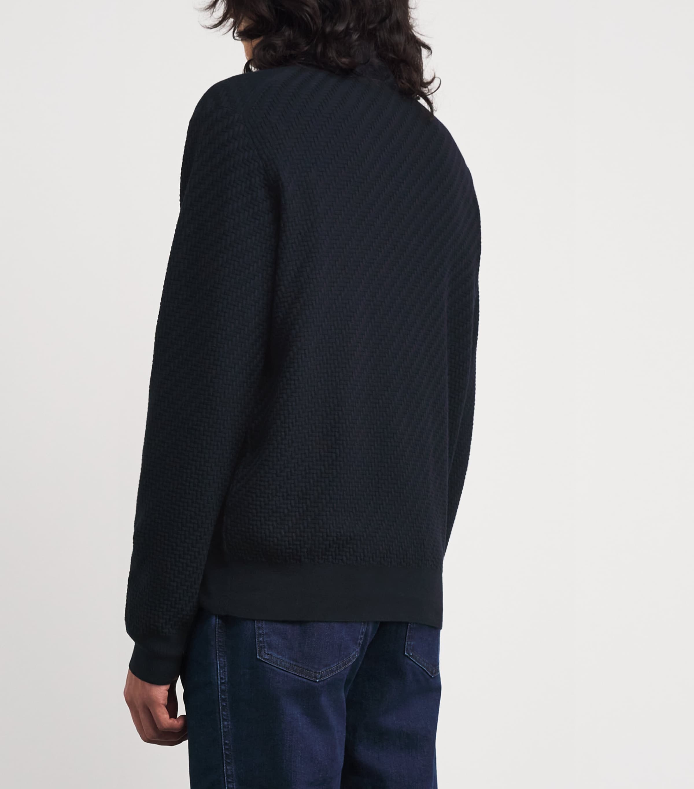 Brioni Mens Cotton-Silk-Cashmere Polo Shirt Image 5