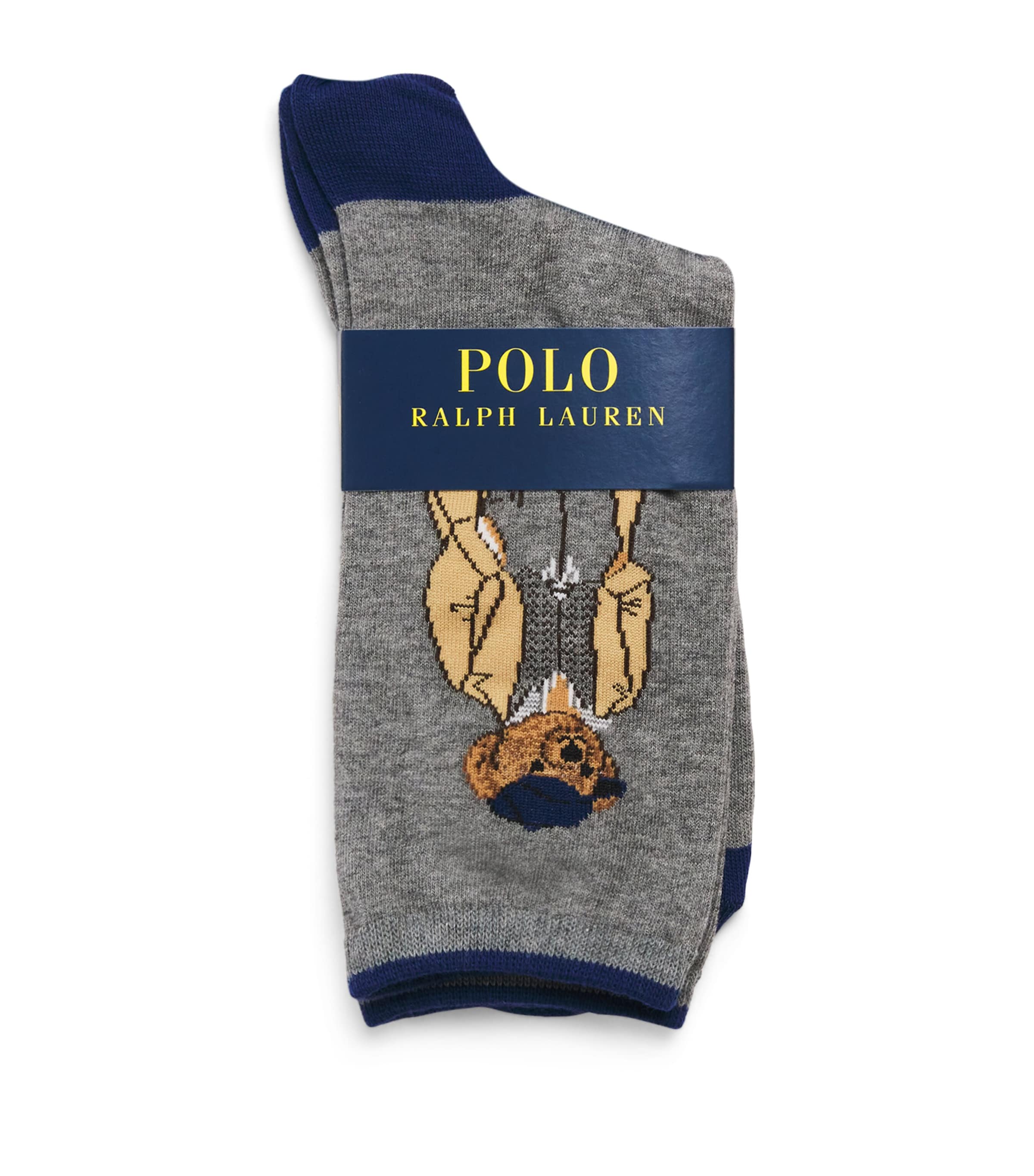 Polo Ralph Lauren Polo Bear Ankle Socks In Gray