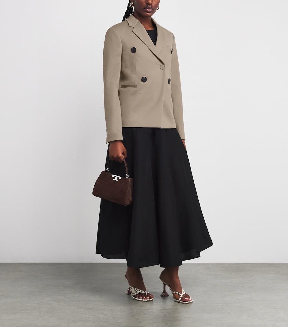 Wool-Blend Blazer TAUPE GRAY 026 Image 2