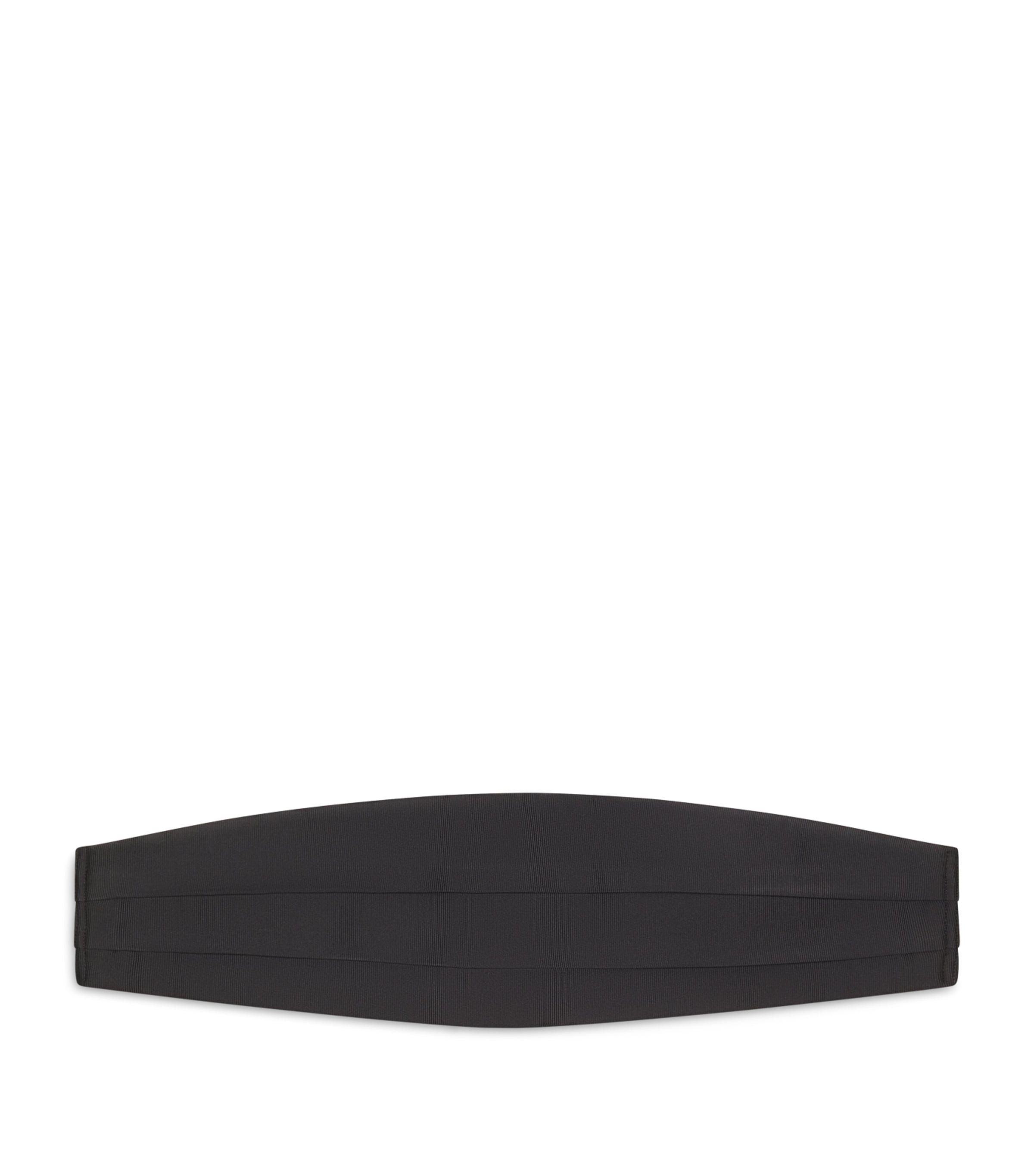 Tom Ford Silk Grosgrain Cummerbund In Black