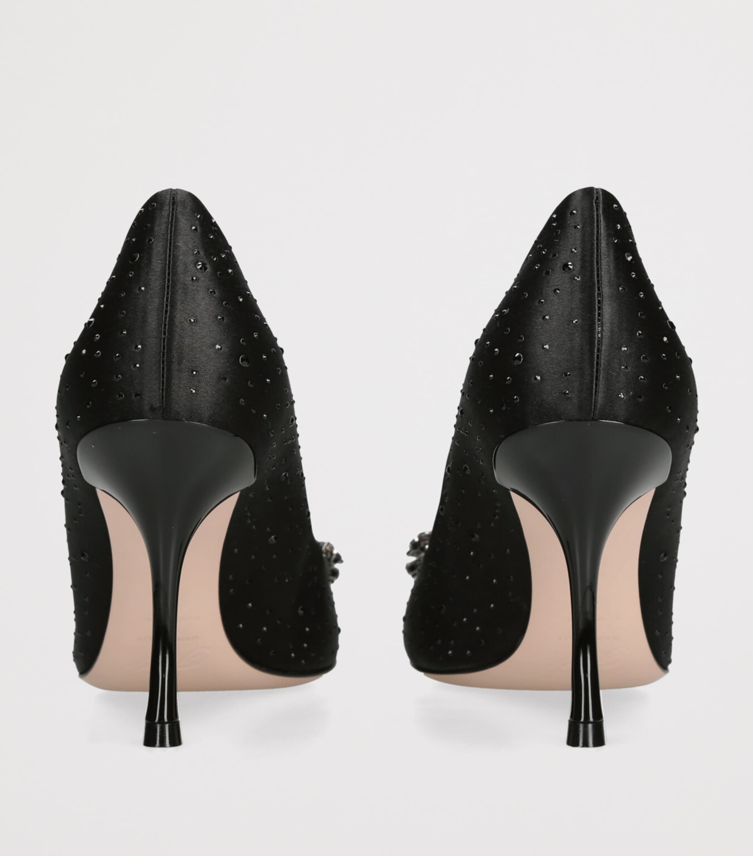 RV Bouquet Strass Buckle Pumps 85 BLACK Image 2