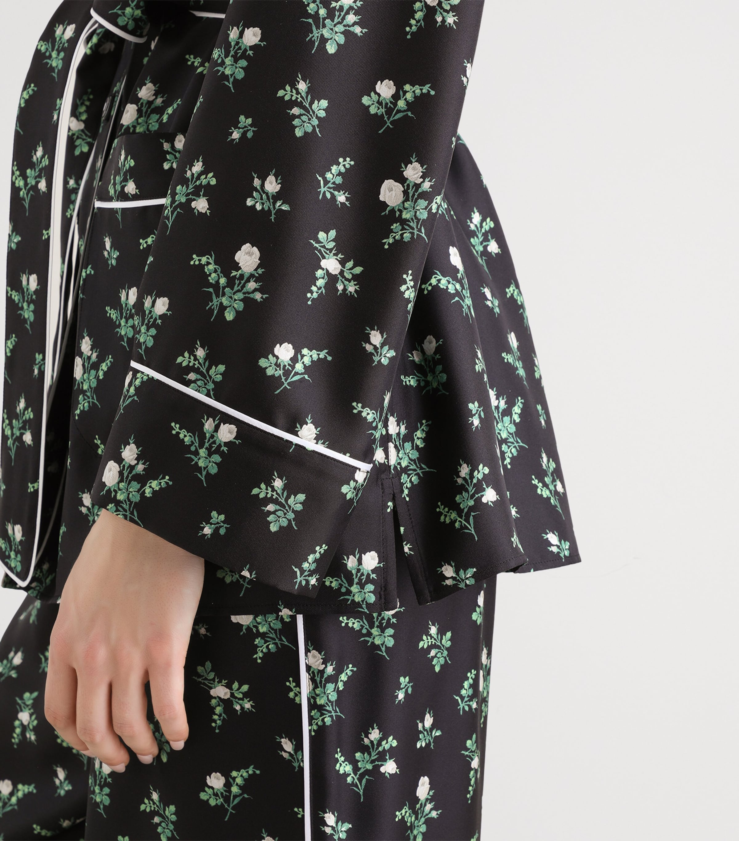 Dolce&Gabbana Womens Silk Floral Belted Shirt Ros/mugh Bco F Image 5