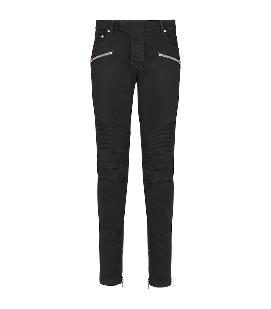 Slim Biker Jeans 0PA NOIR Image 1