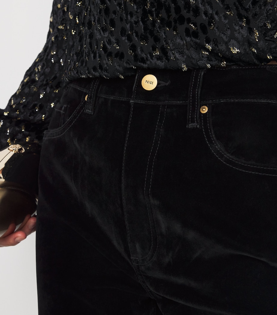 Velvet Stevie High-Rise Straight Jeans ONYX RICH VELVET Image 6