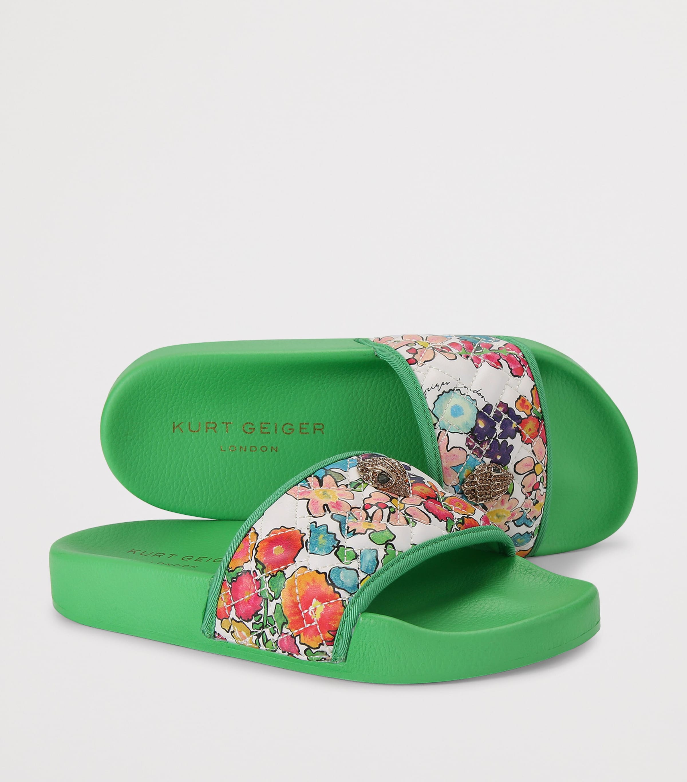 Kurt Geiger London Meena Eagle Slides White/oth Image 3