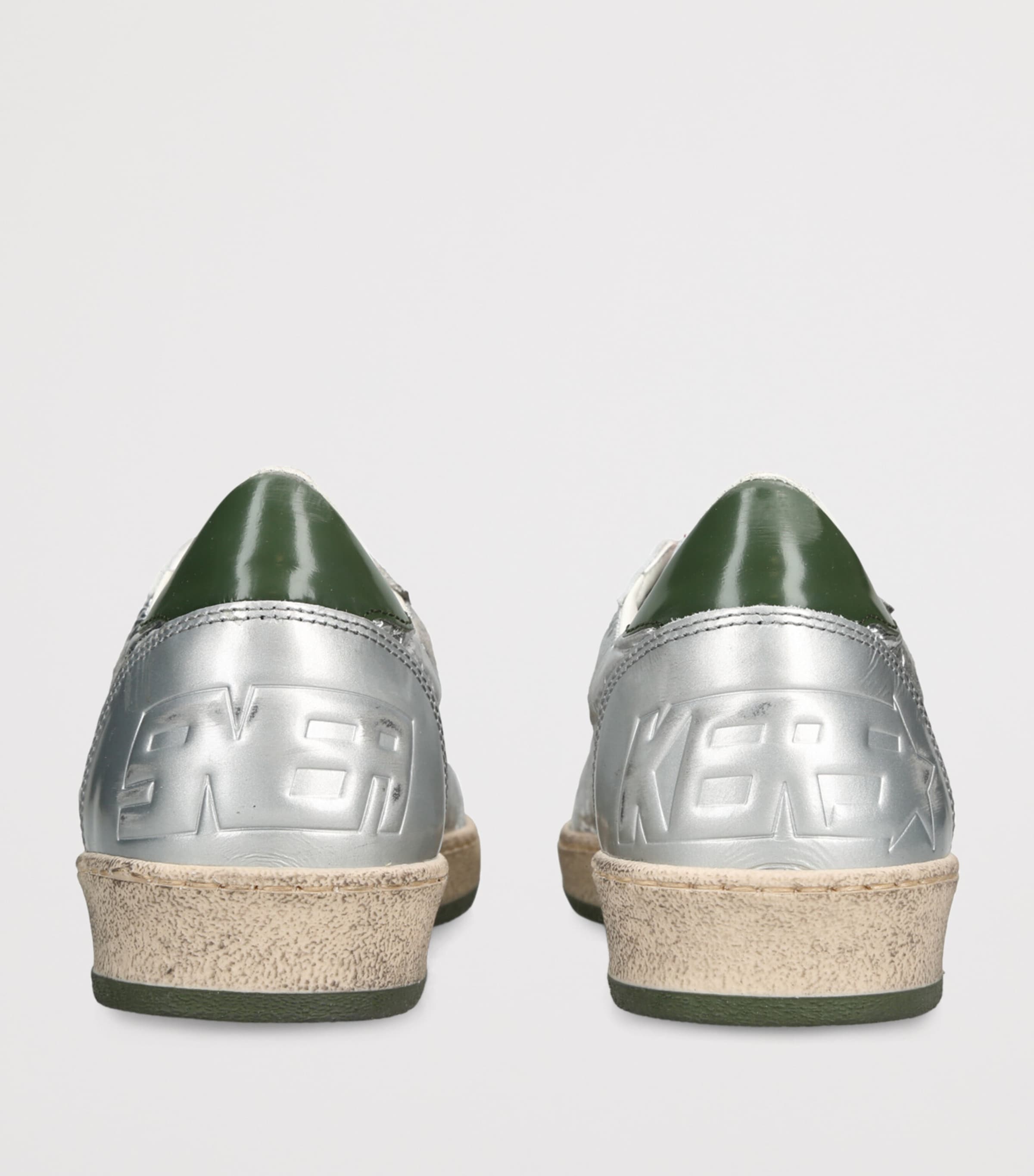 Golden Goose Ball Star Sneakers Silver Com Image 2