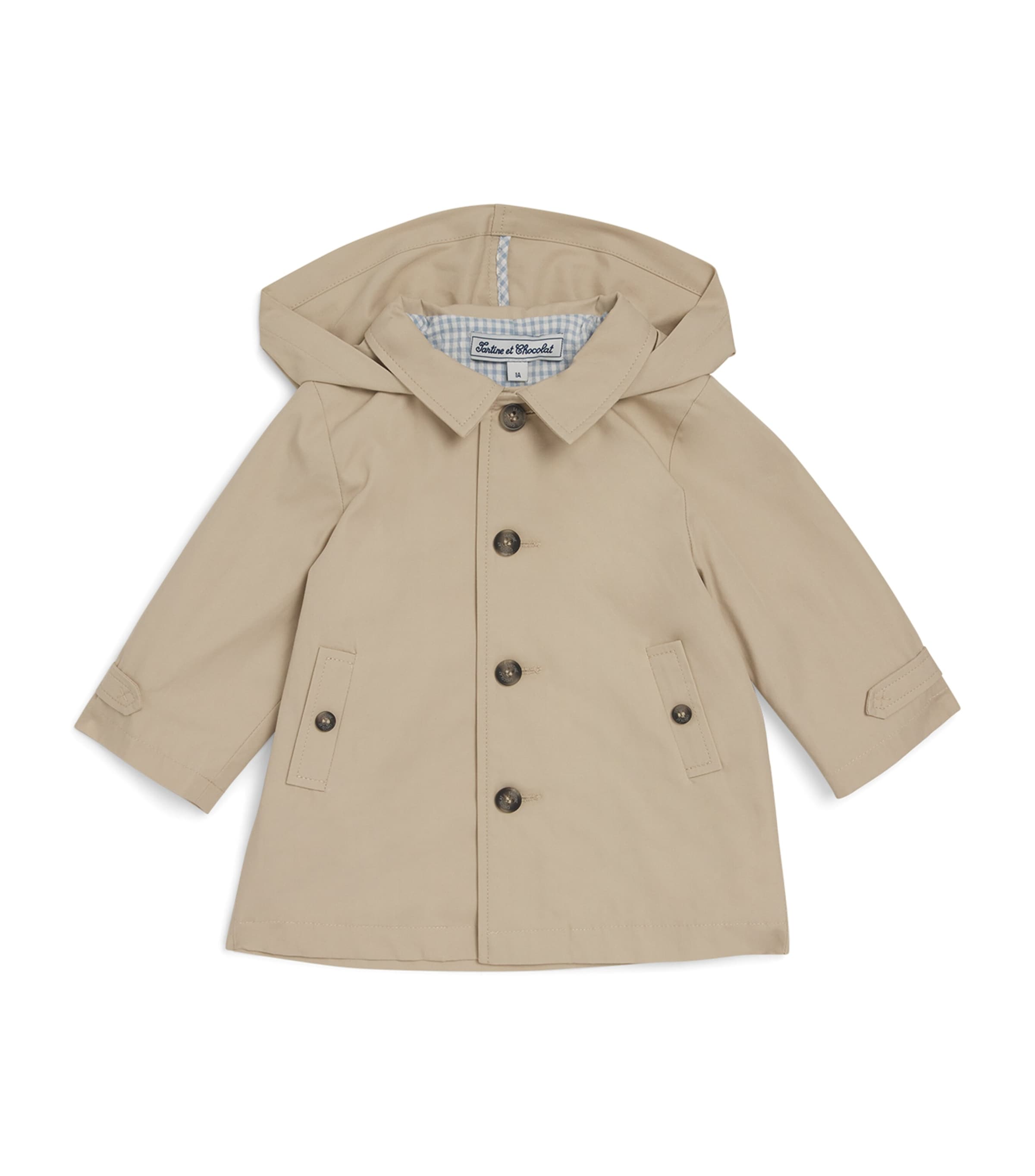Tartine et Chocolat Hooded Trench Coat (3-36 Months