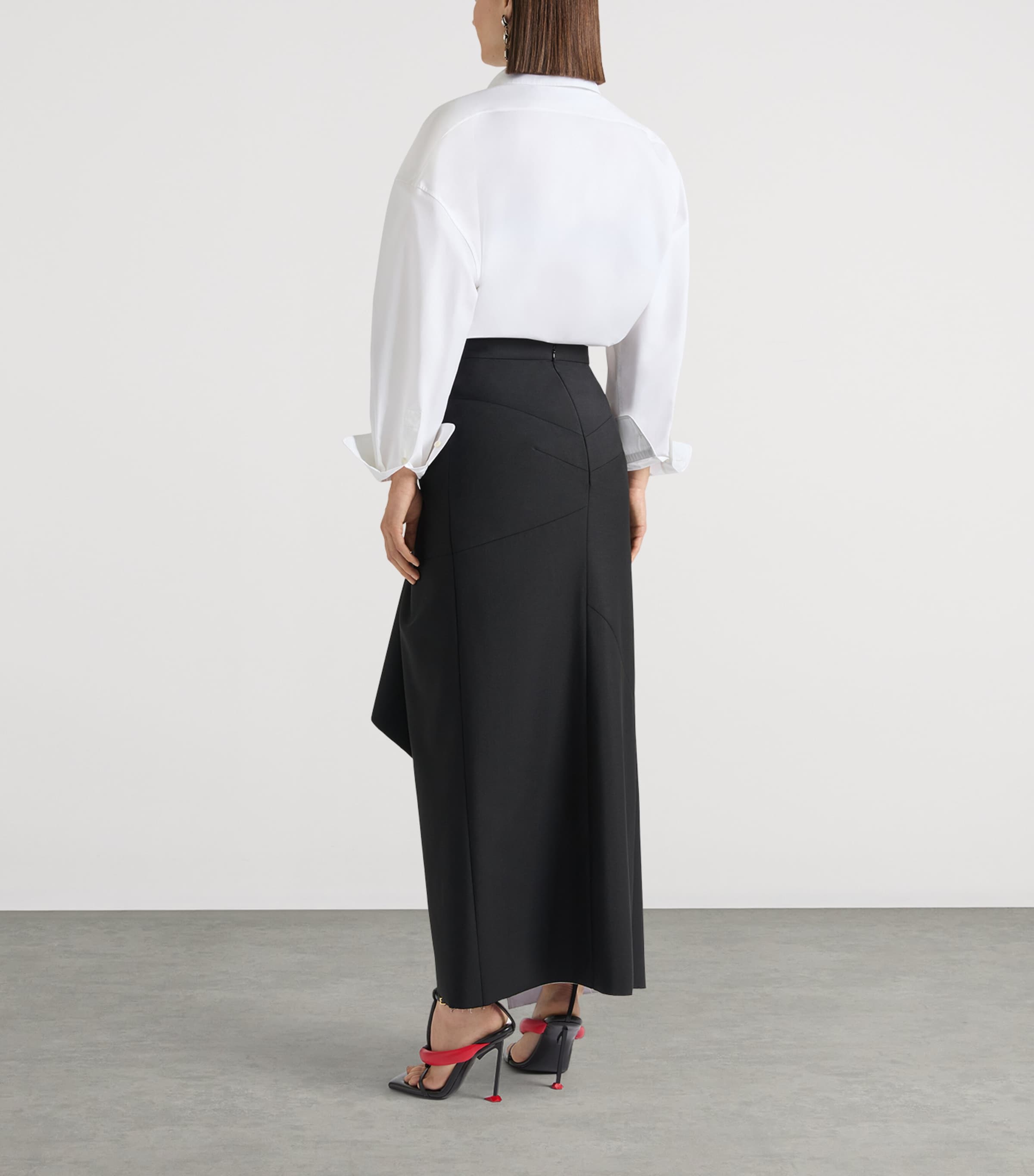 Givenchy Womens Cotton Poplin Shirt White Image 3