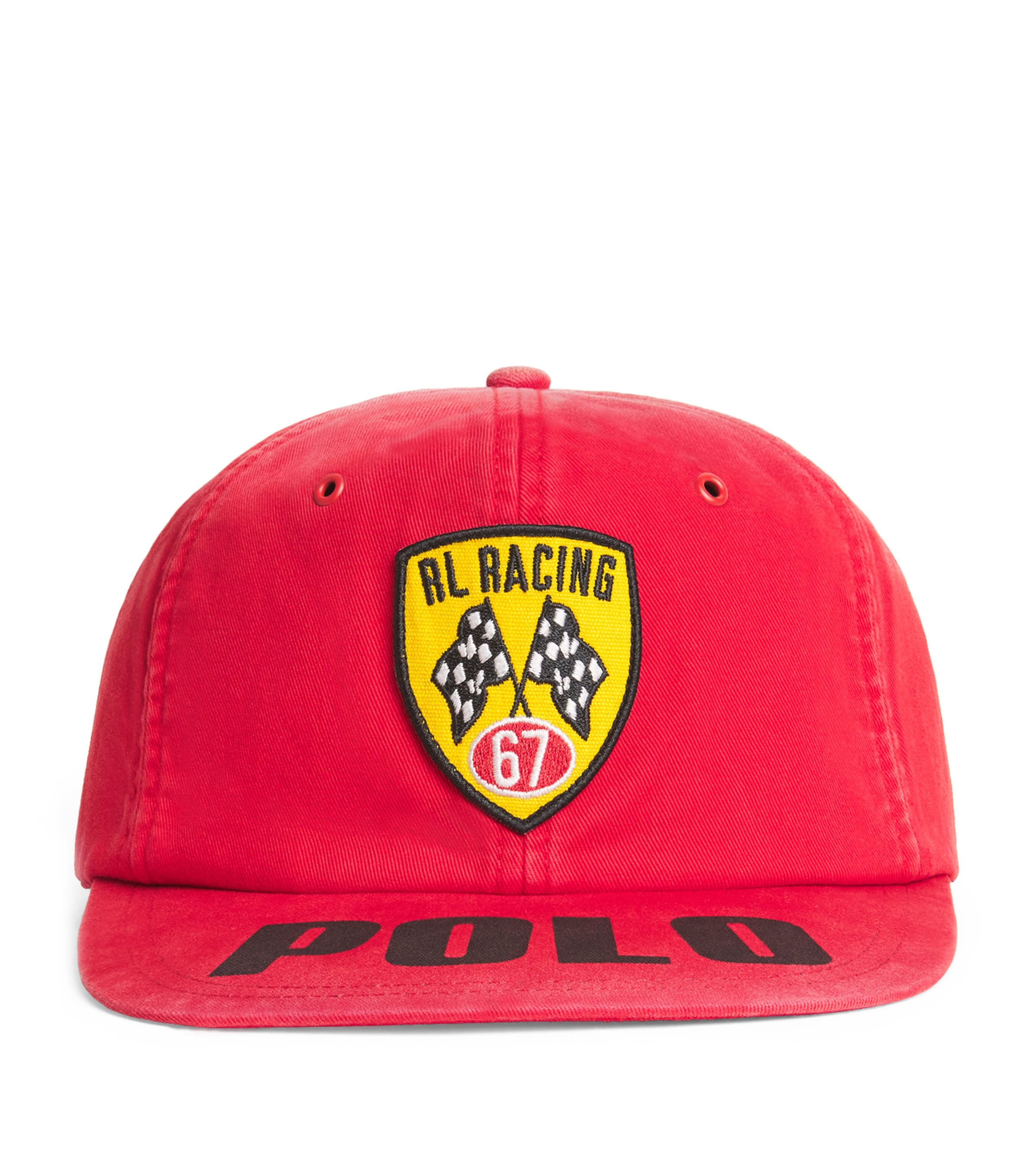 Polo Ralph Lauren Rl Racing Cap In Red