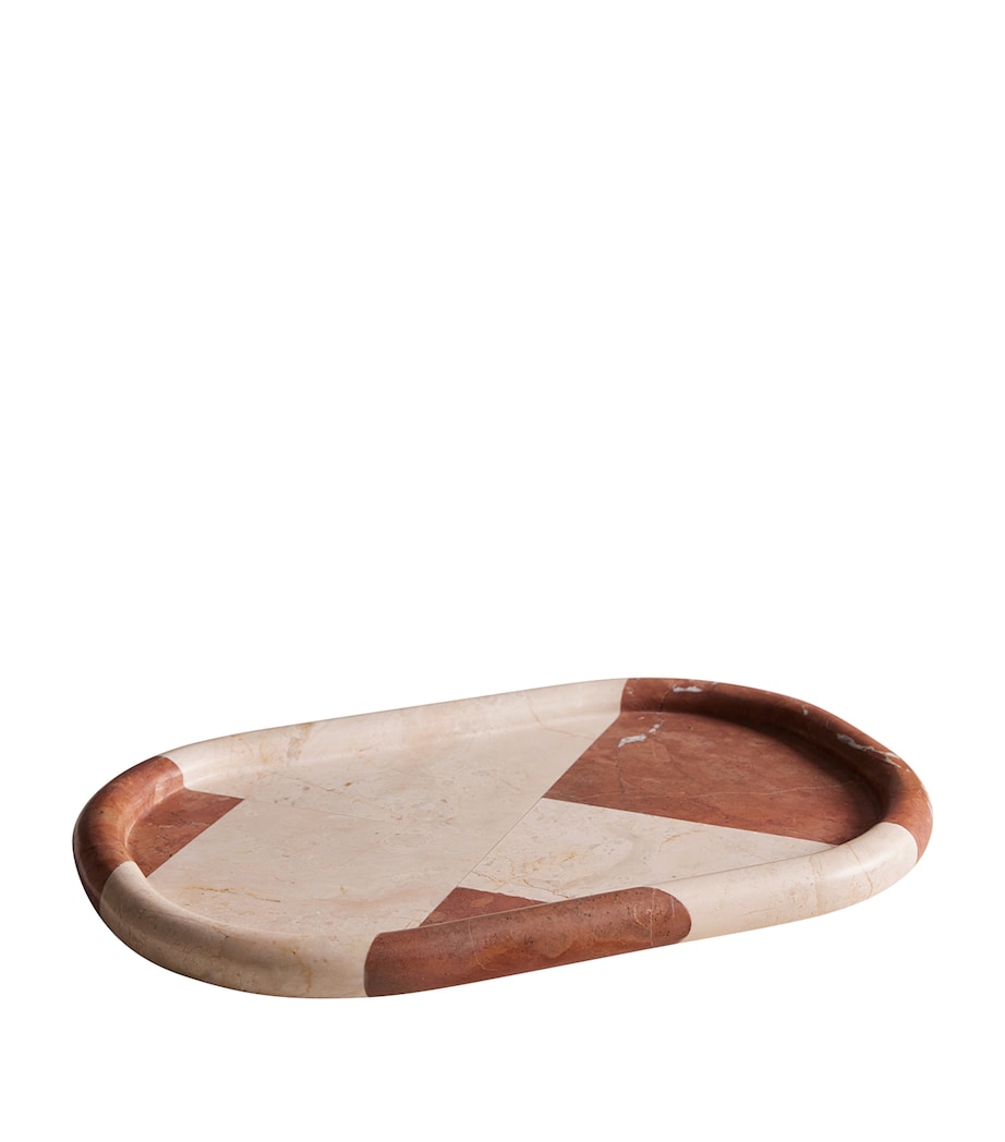 Large Marble Adley Tray (46cm) NO COLOUR Image 1