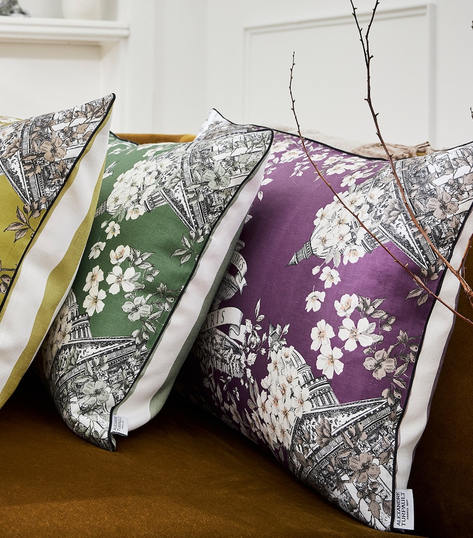 Faubourg Cushion Cover (40cm x 60cm) EGGPLANT PURPLE Image 3