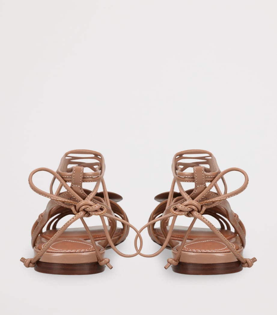 Zimmermann Leather Orchid Sandals Blush Image 2
