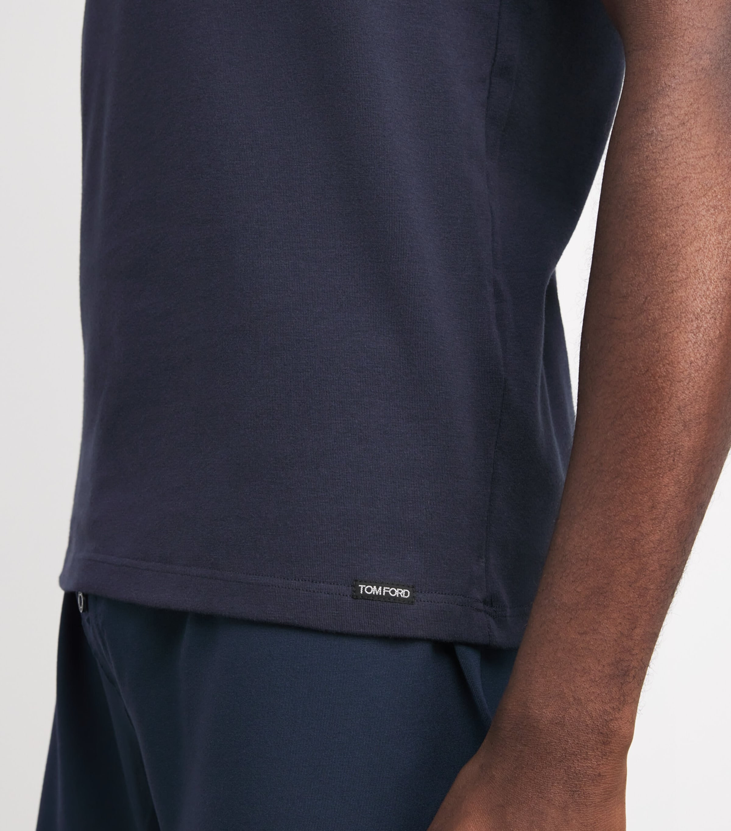 Stretch-Cotton T-Shirt 408 MIDNIGHT BLUE Image 7