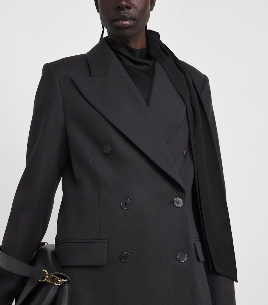 Virgin Wool Flannel Valery Blazer DARK SMOKE Image 6