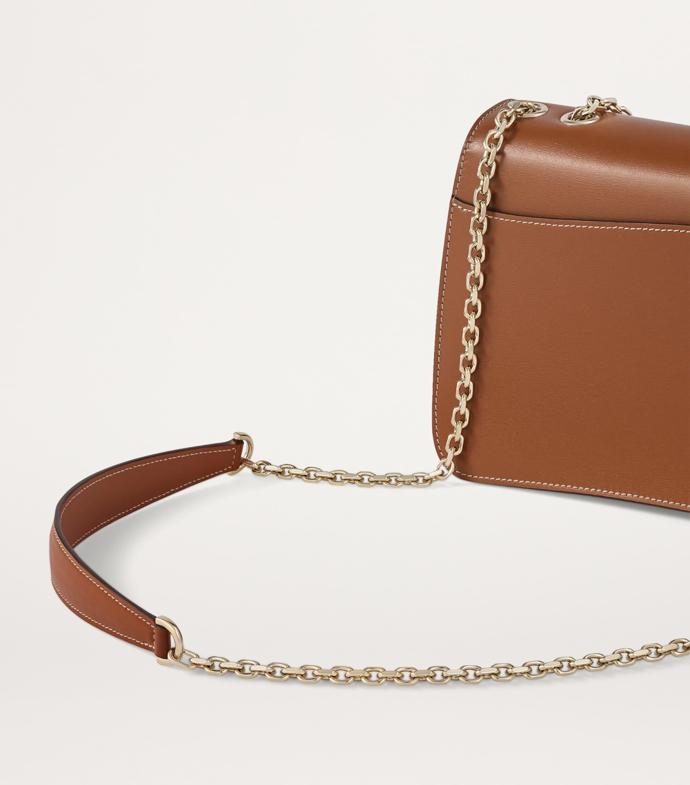 Small Calfskin Panthère de Cartier Chain Bag CARAMEL Image 5