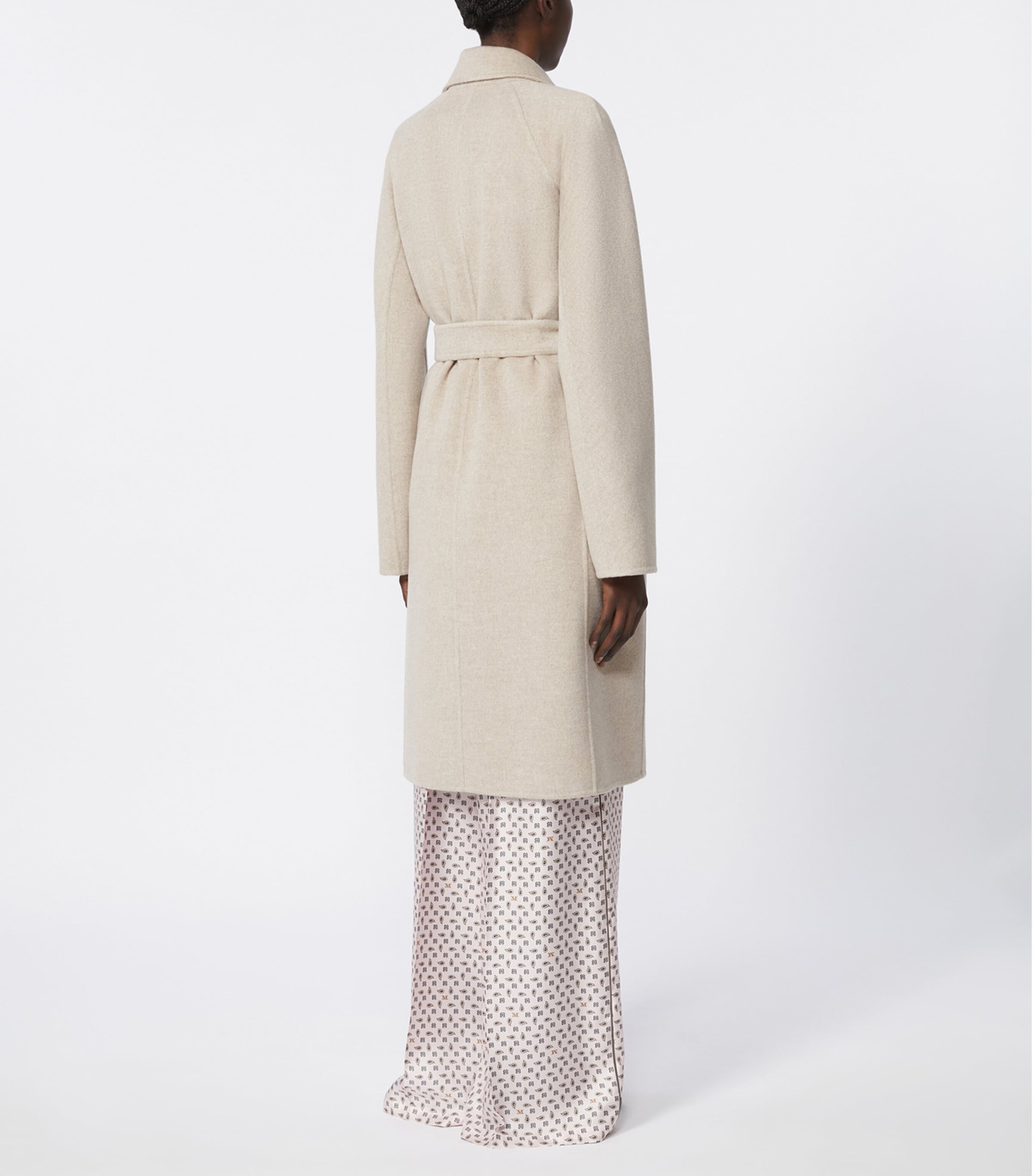 Cashmere Belted Coat SAND Image 4