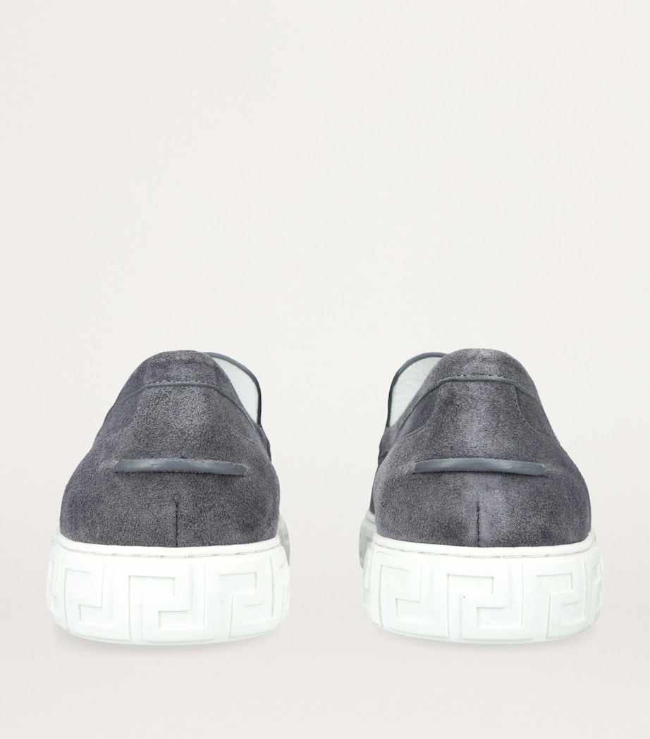 Suede Moccasins GREY/DARK Image 2