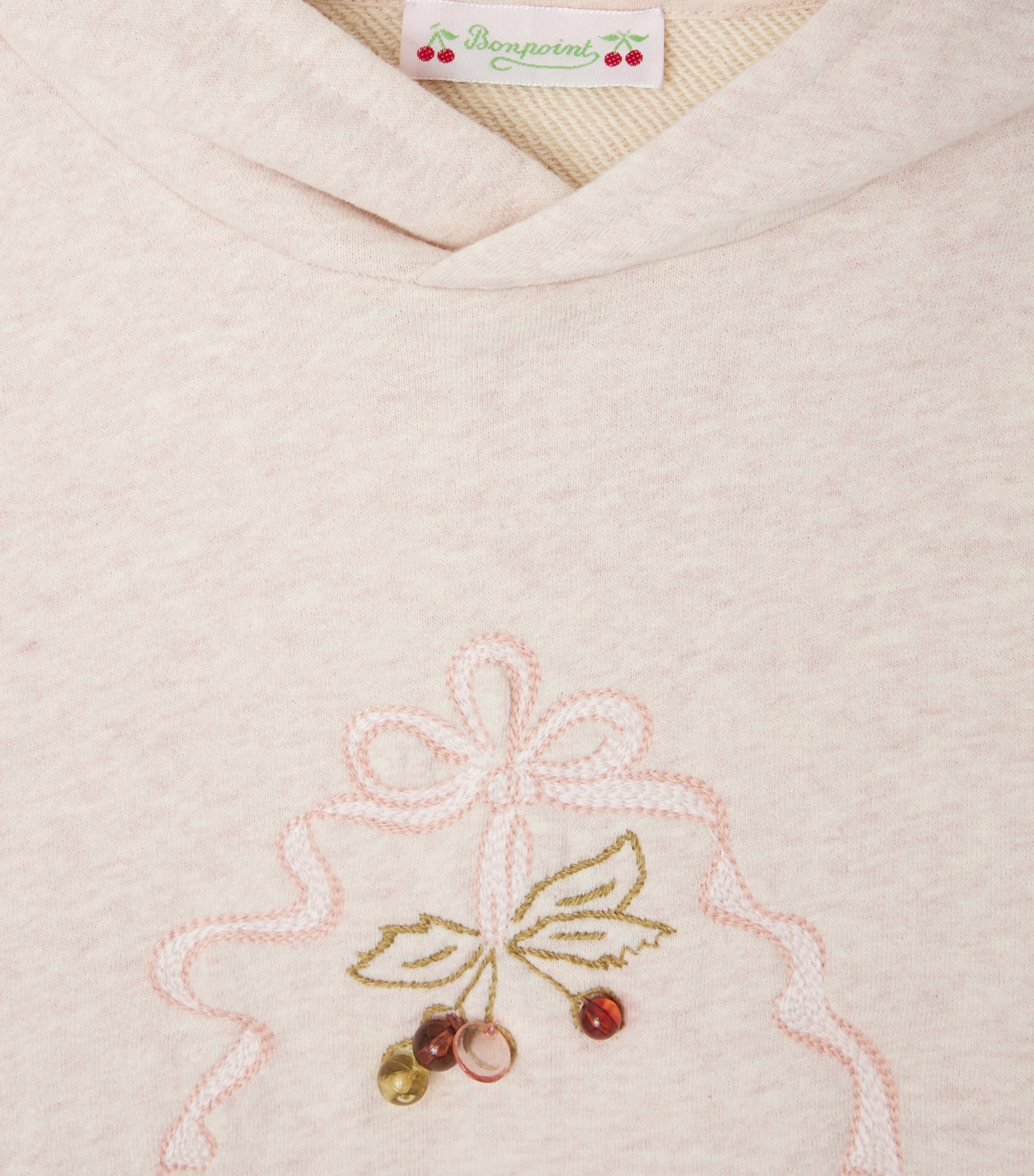 Holly Bush Hoodie (4-8 Years) UPB ROSE POUDRE Image 3