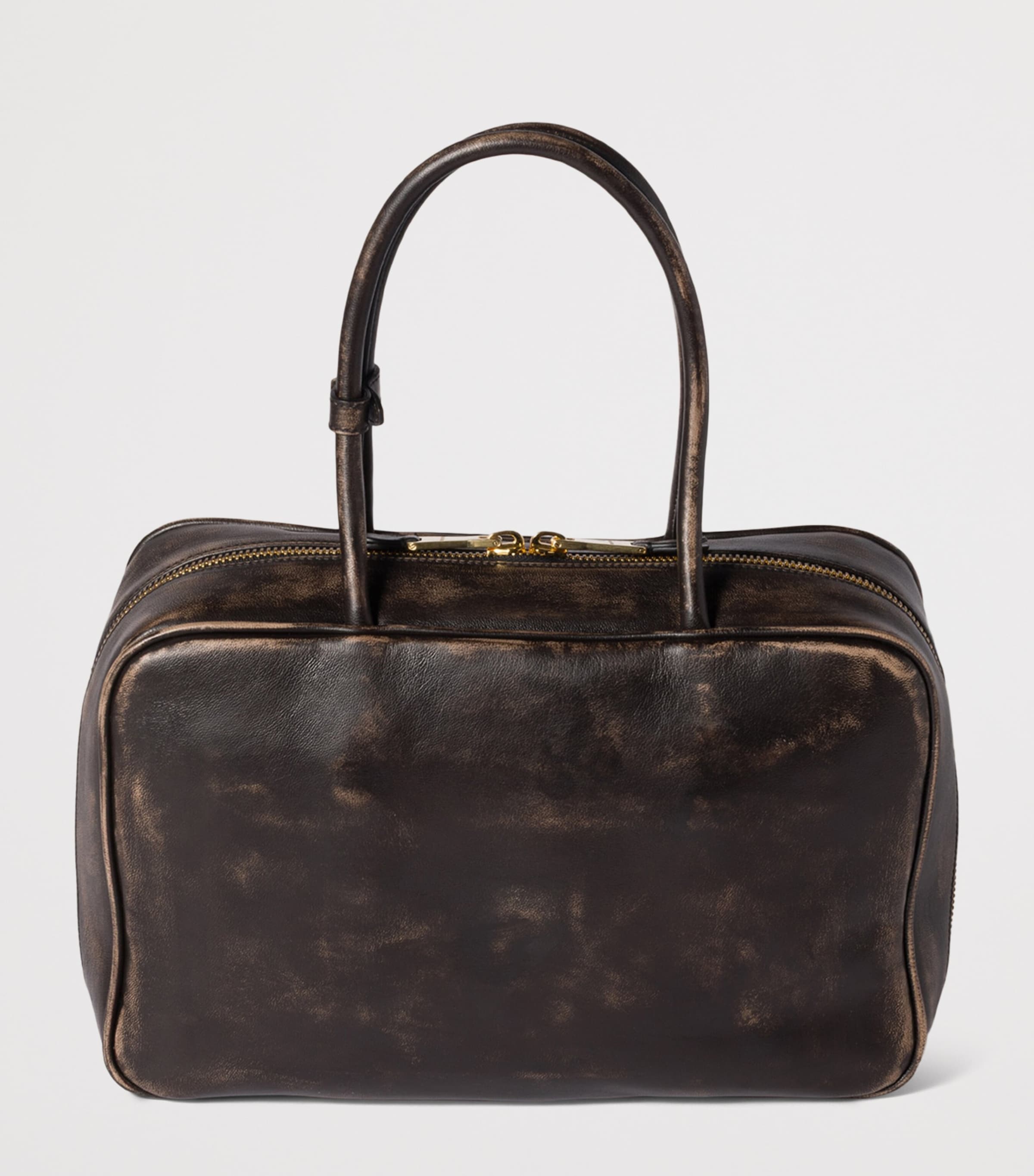 Nappa Leather Beau Top-Handle Bag F0201 Image 4