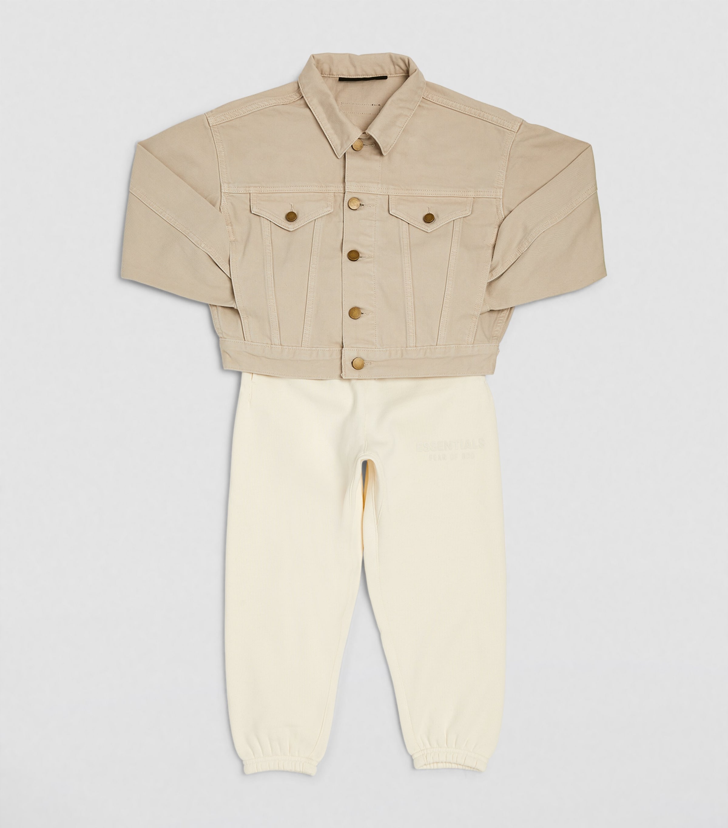 Logo Sweatpants (2-16 Years) CLOUD DANCER Image 2