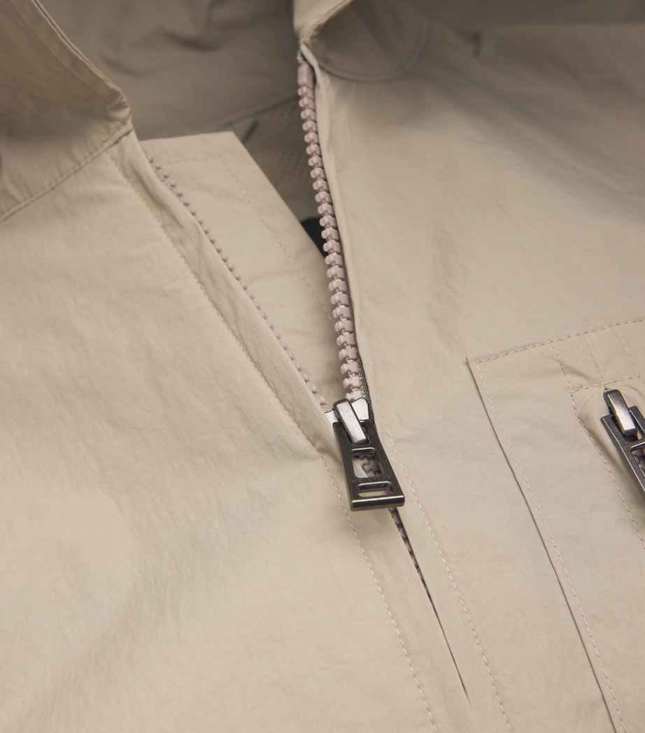 Belstaff Mens Gabardine Grid Overshirt Dark Sanddksnd Image 6