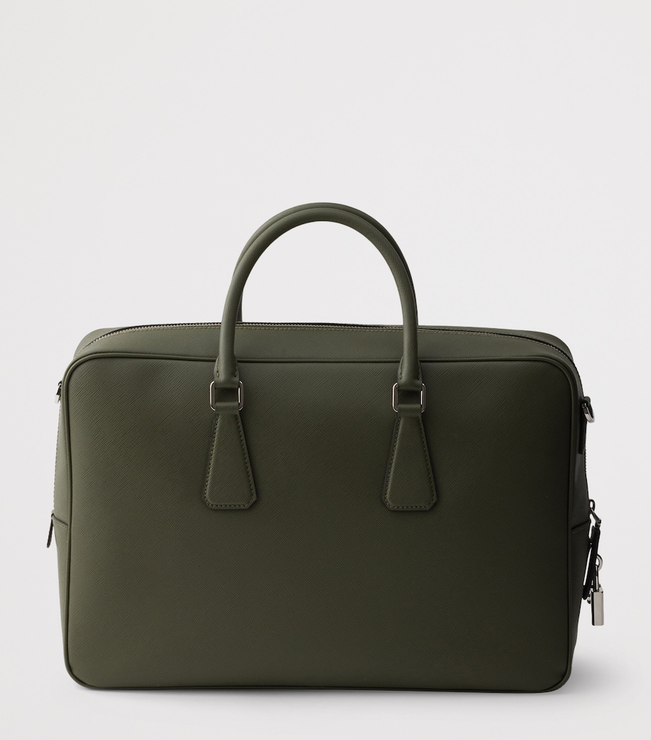 Prada Saffiano Leather Briefcase Image 3