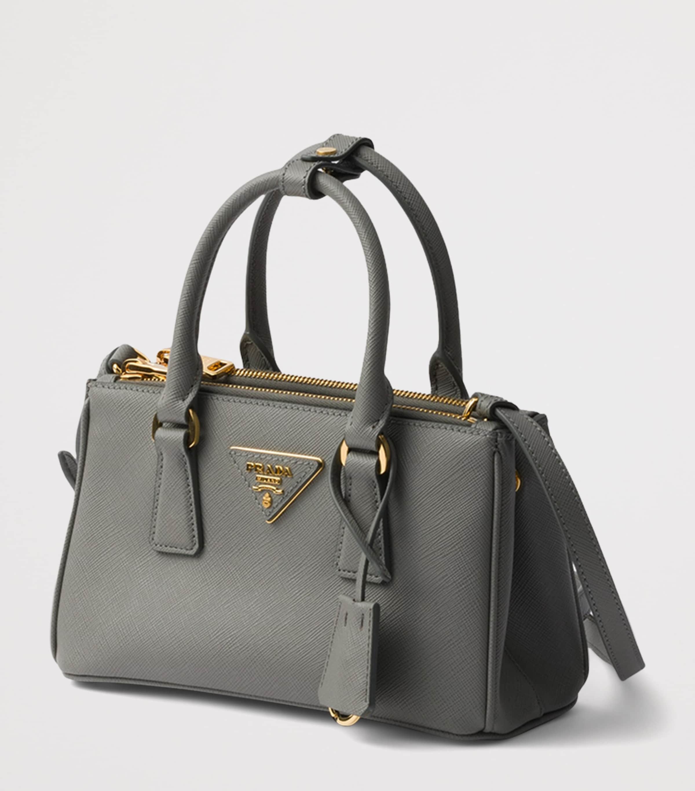 Mini Saffiano Leather Galleria Top-Handle Bag F0480 Image 3