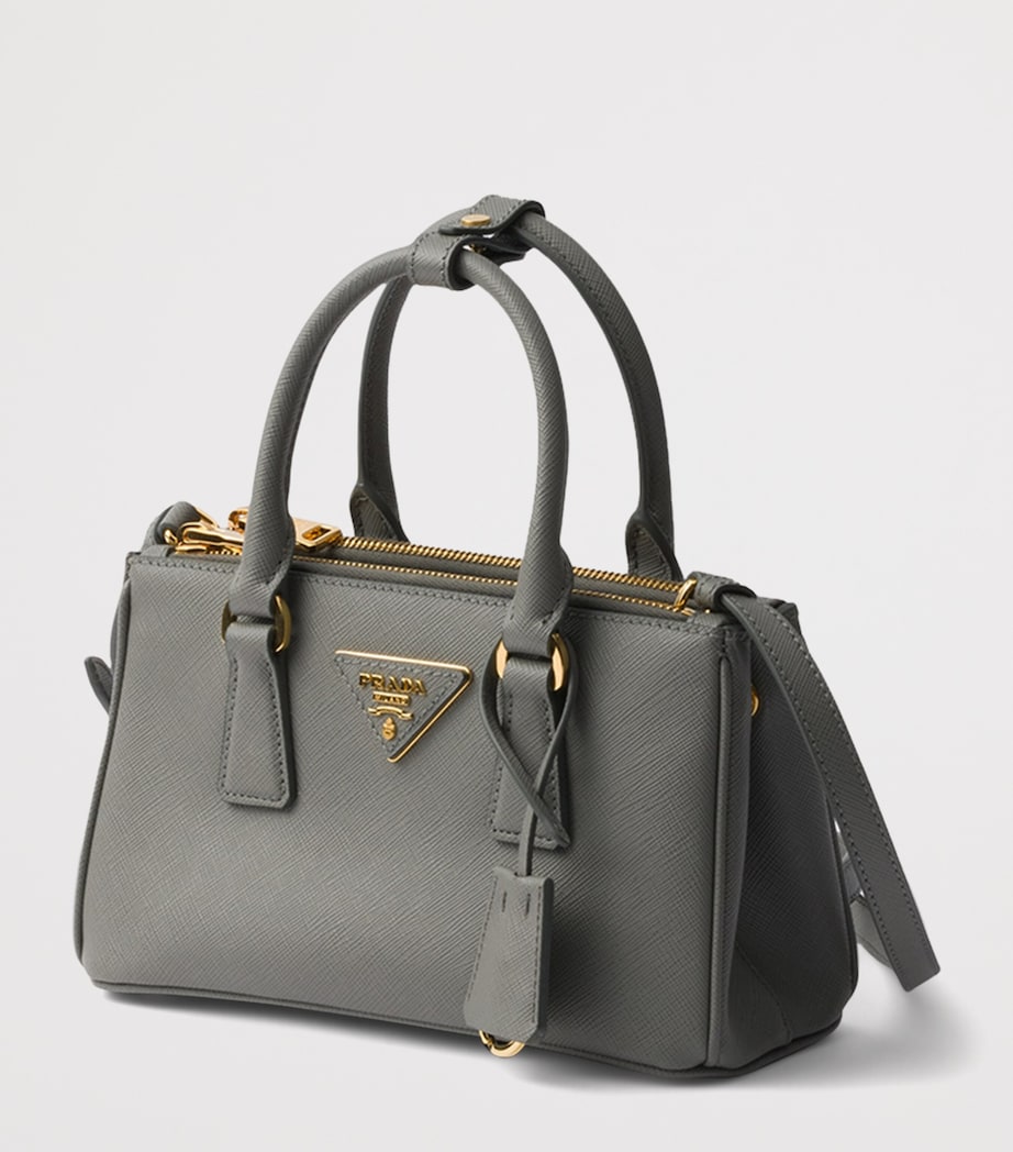 Mini Saffiano Leather Galleria Top-Handle Bag F0480 Image 3