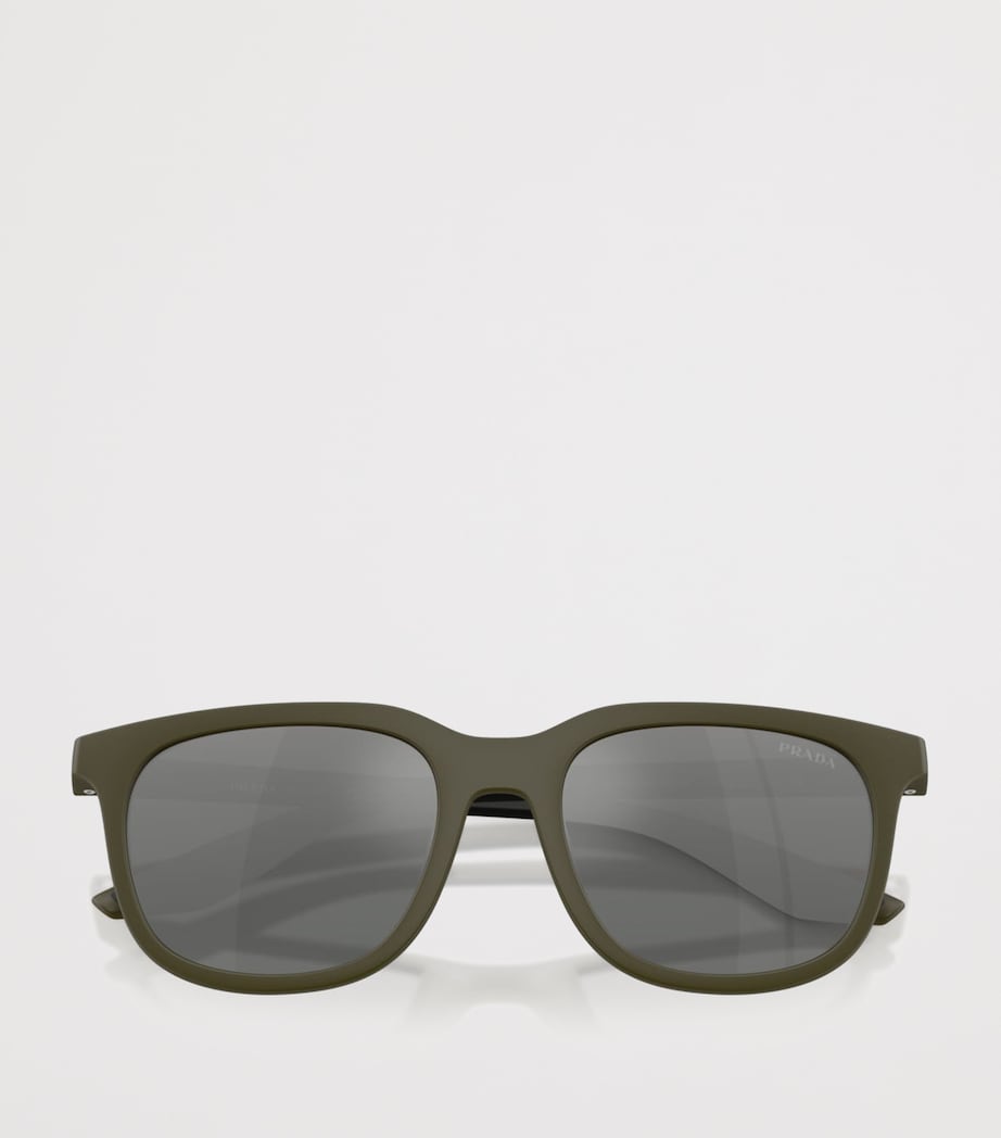 Prada Linea Rossa Pillow Sunglasses Green Image 5