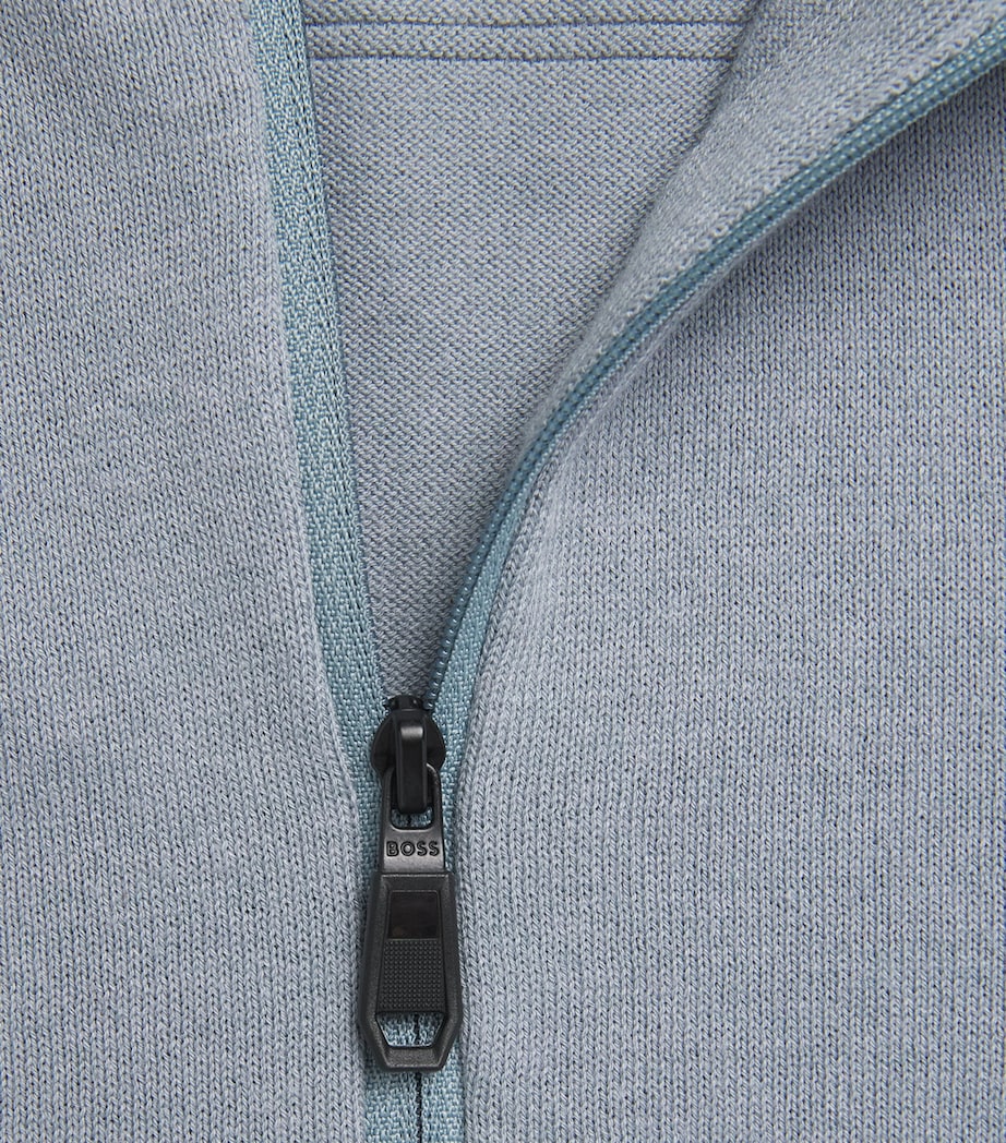 BOSS Mens Momentum Lite Sweatshirt Dark Grey Image 6