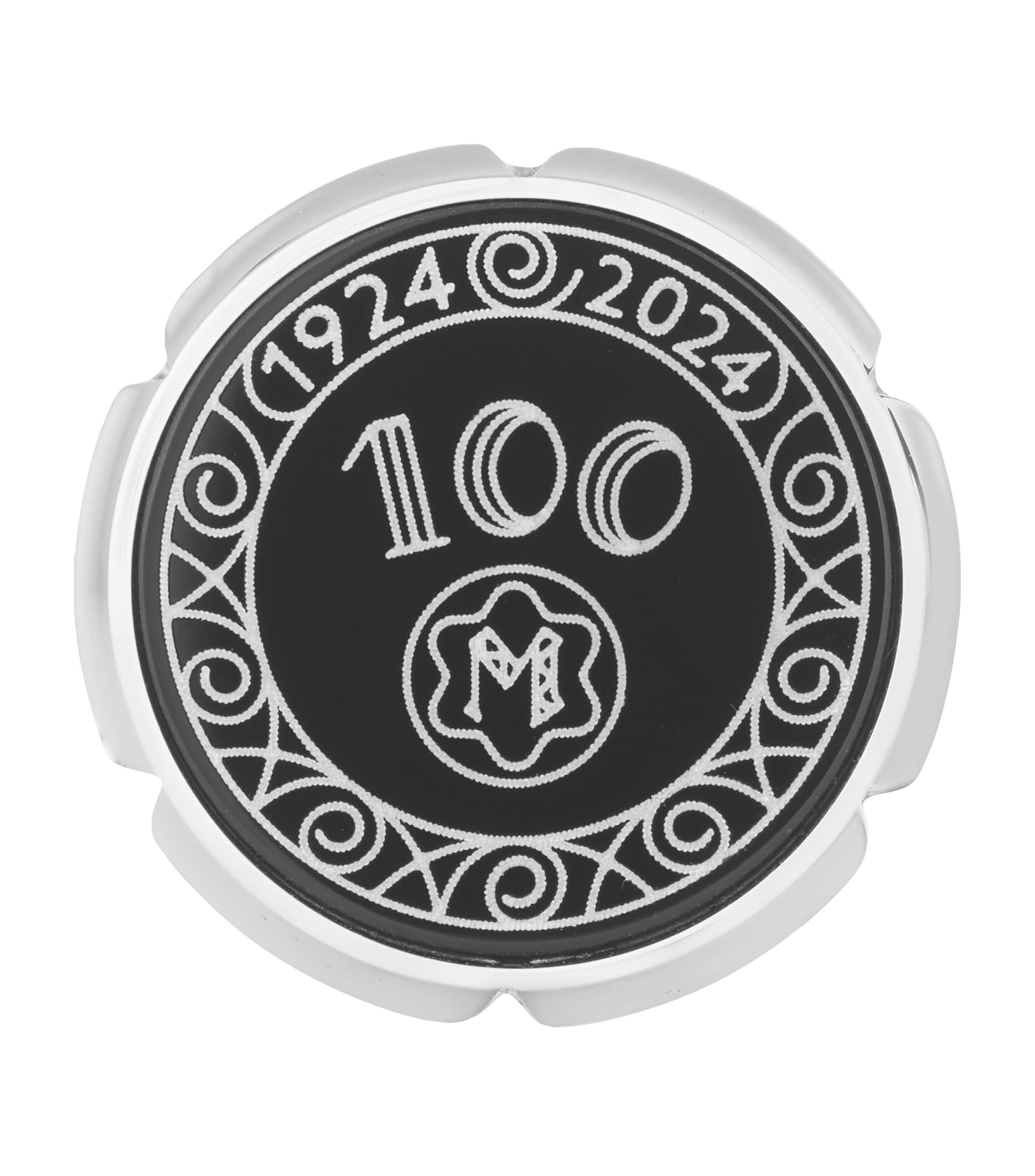 Montblanc Meisterstück 100 Years Cufflinks Silver & Black Image 4