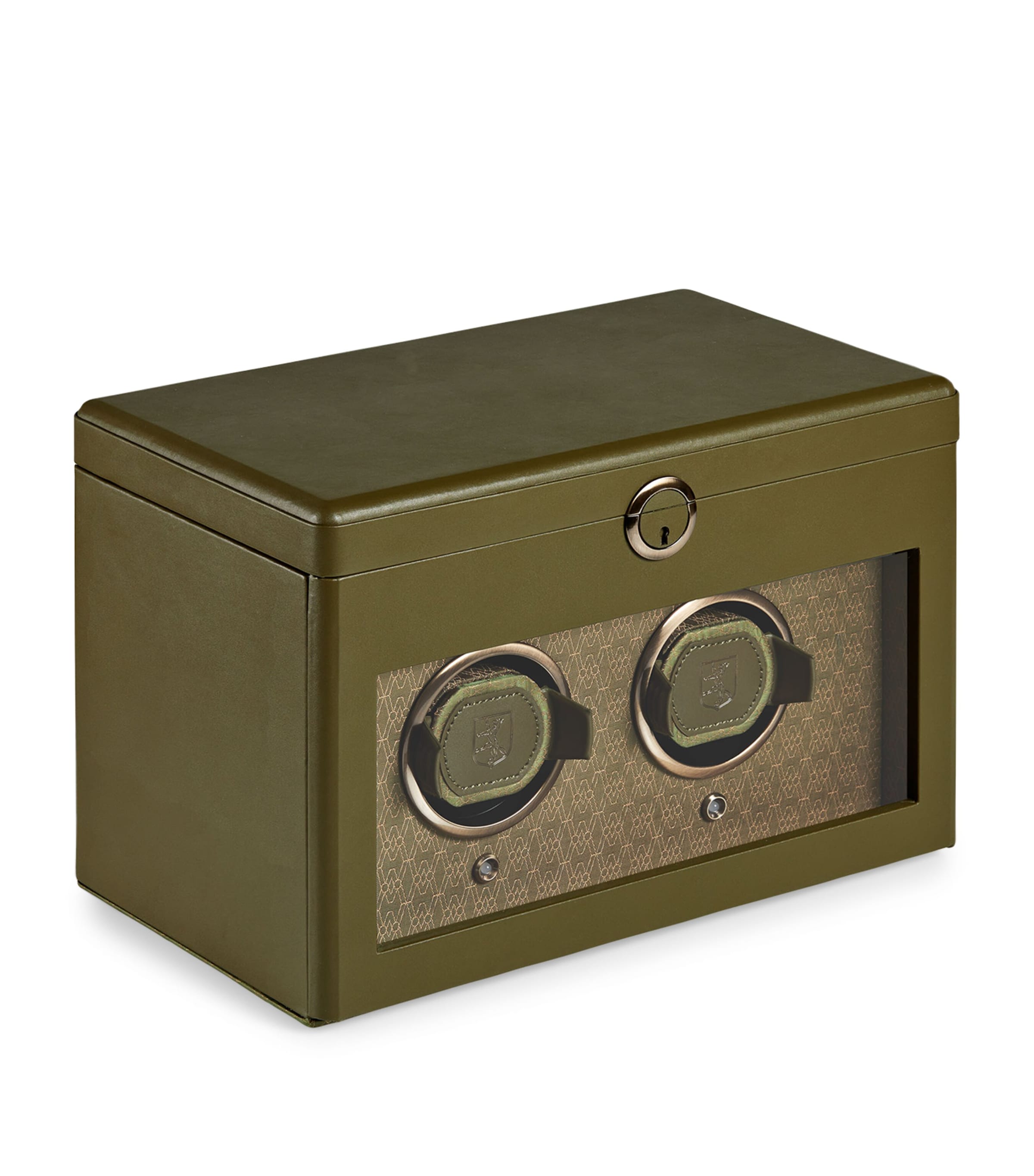 Earth Double Watch Winder OLIVE Image 3