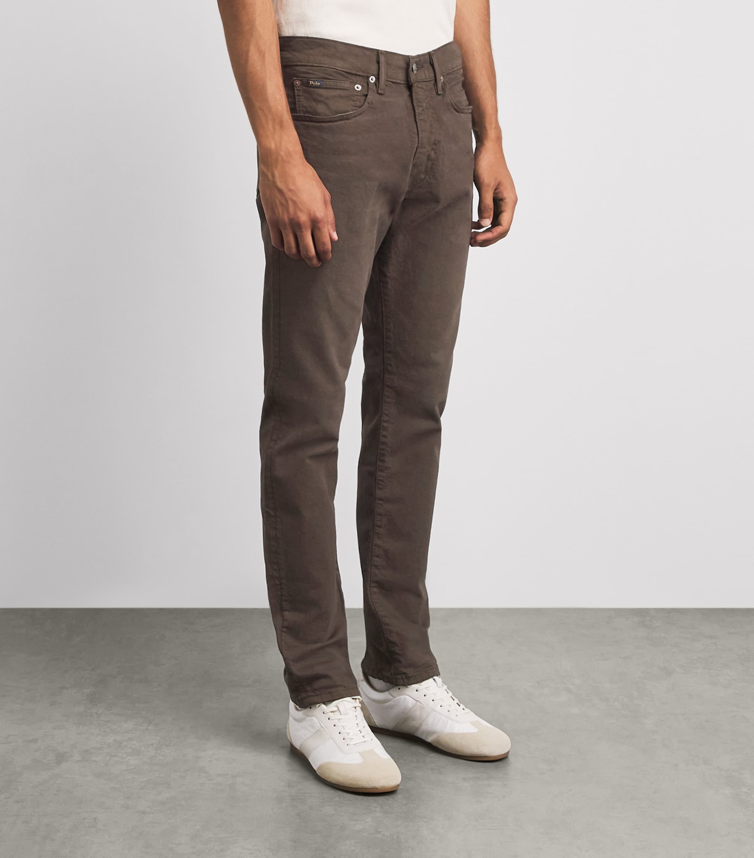 Polo Ralph Lauren Mens The Sullivan Slim Jeans Hdn Circuit Brown Image 4