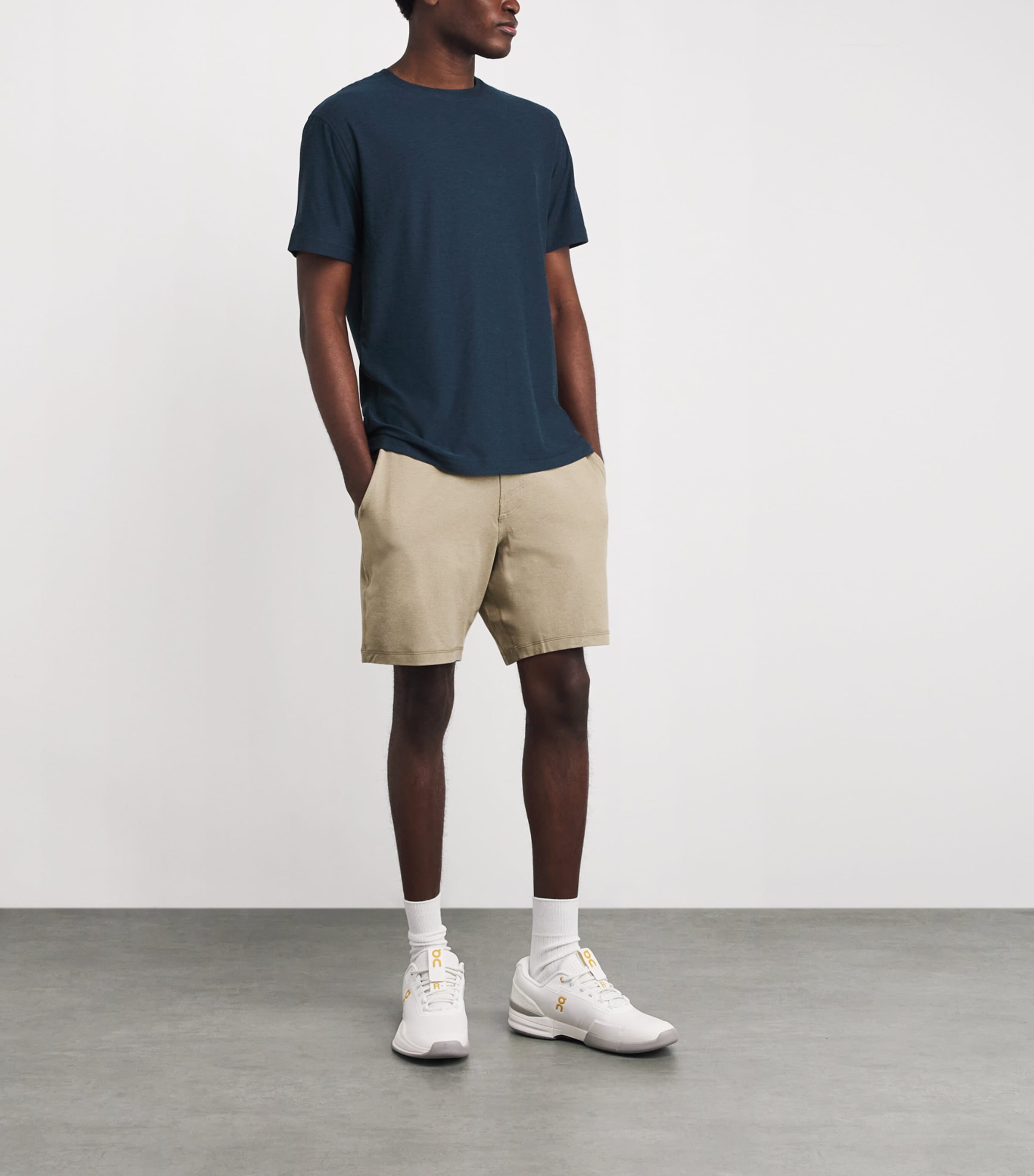 Ponto Performance Sweat Shorts HTF TRUFFLE HEATHER Image 2