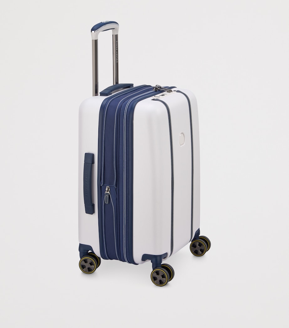 Cadence Expandable Hard Cabin Suitcase (55cm) IVORY / NAVY Image 8