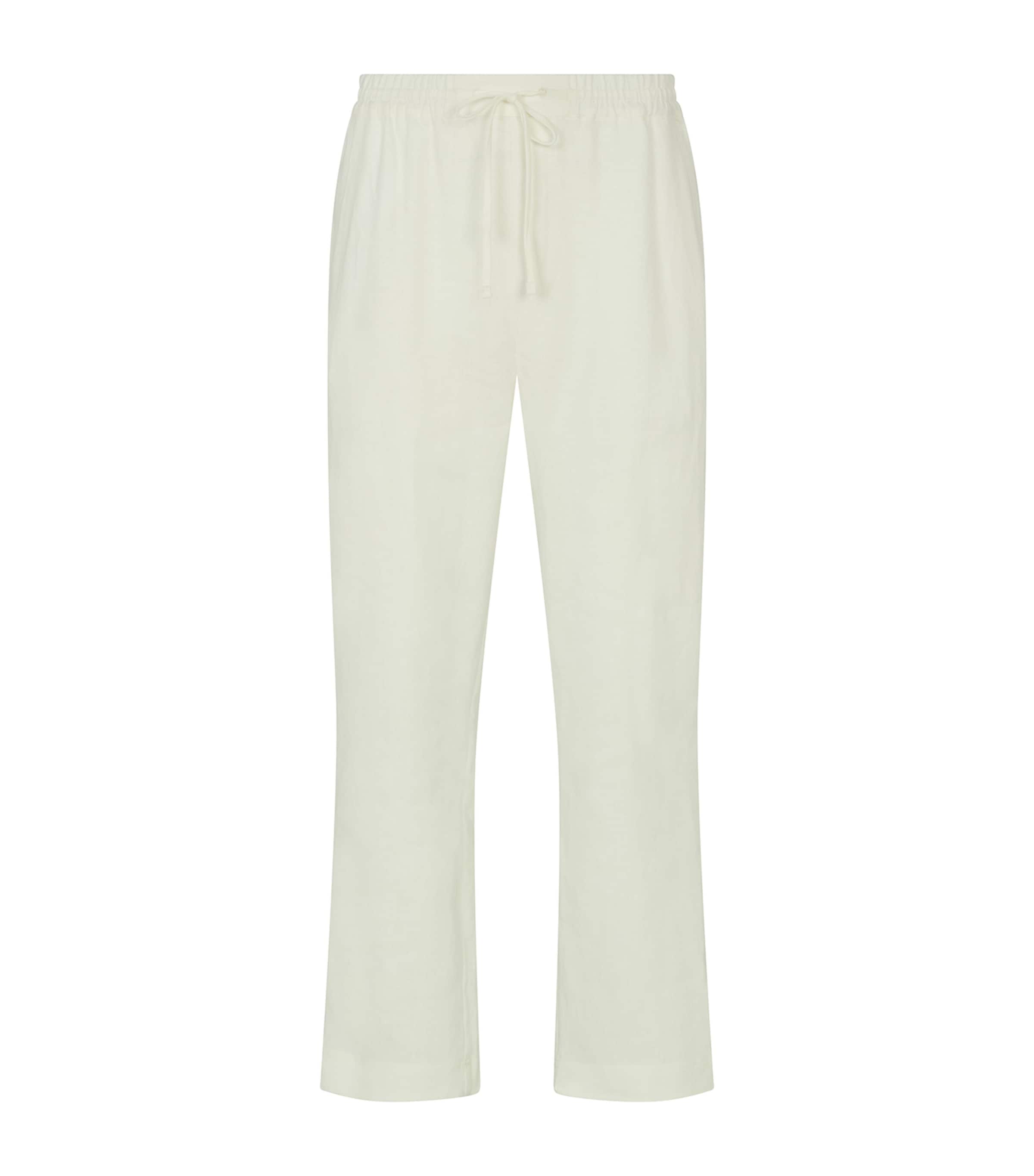 Linen Avila Trousers WHITE Image 1