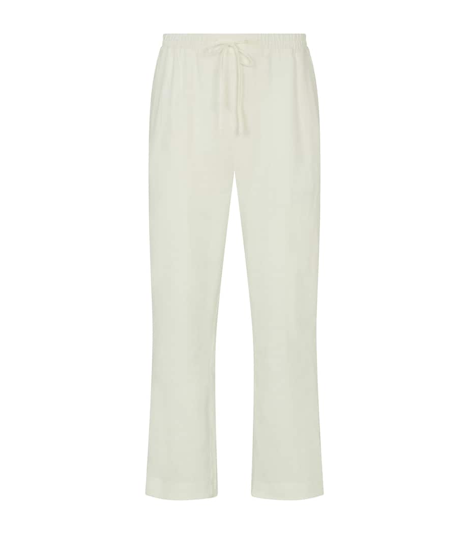 Linen Avila Trousers WHITE Image 1