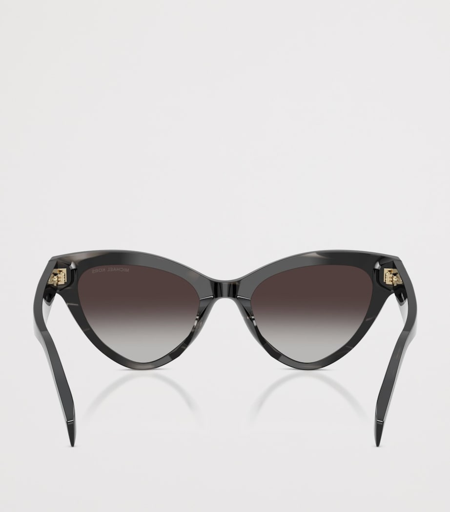 Michael Kors Roanoke Cat Eye Sunglasses Black Image 4