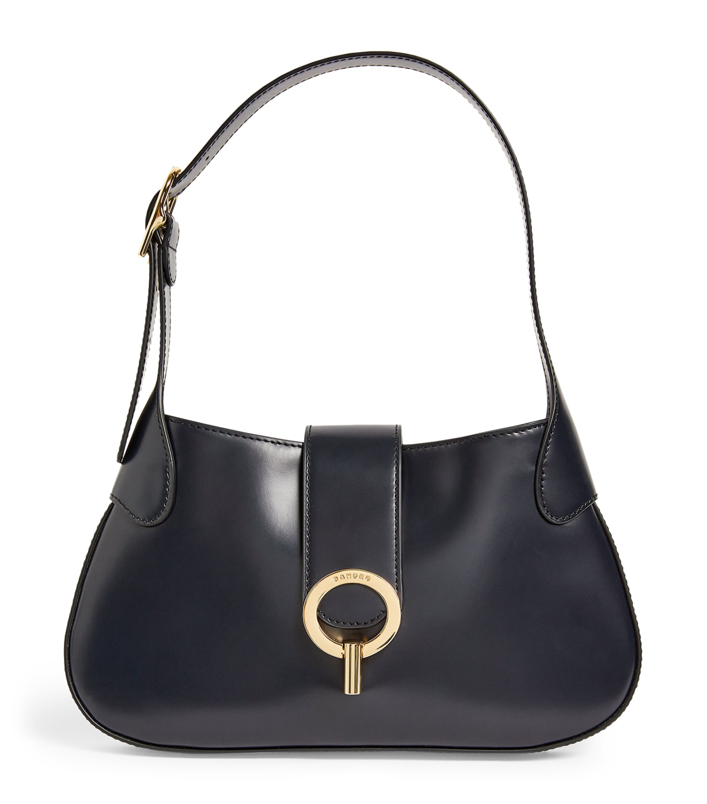 Sandro Paris Leather Sweet Janet Bag | Women Bags | Shoulder Bags | Top Handle Bags | Designers | Sandro Paris