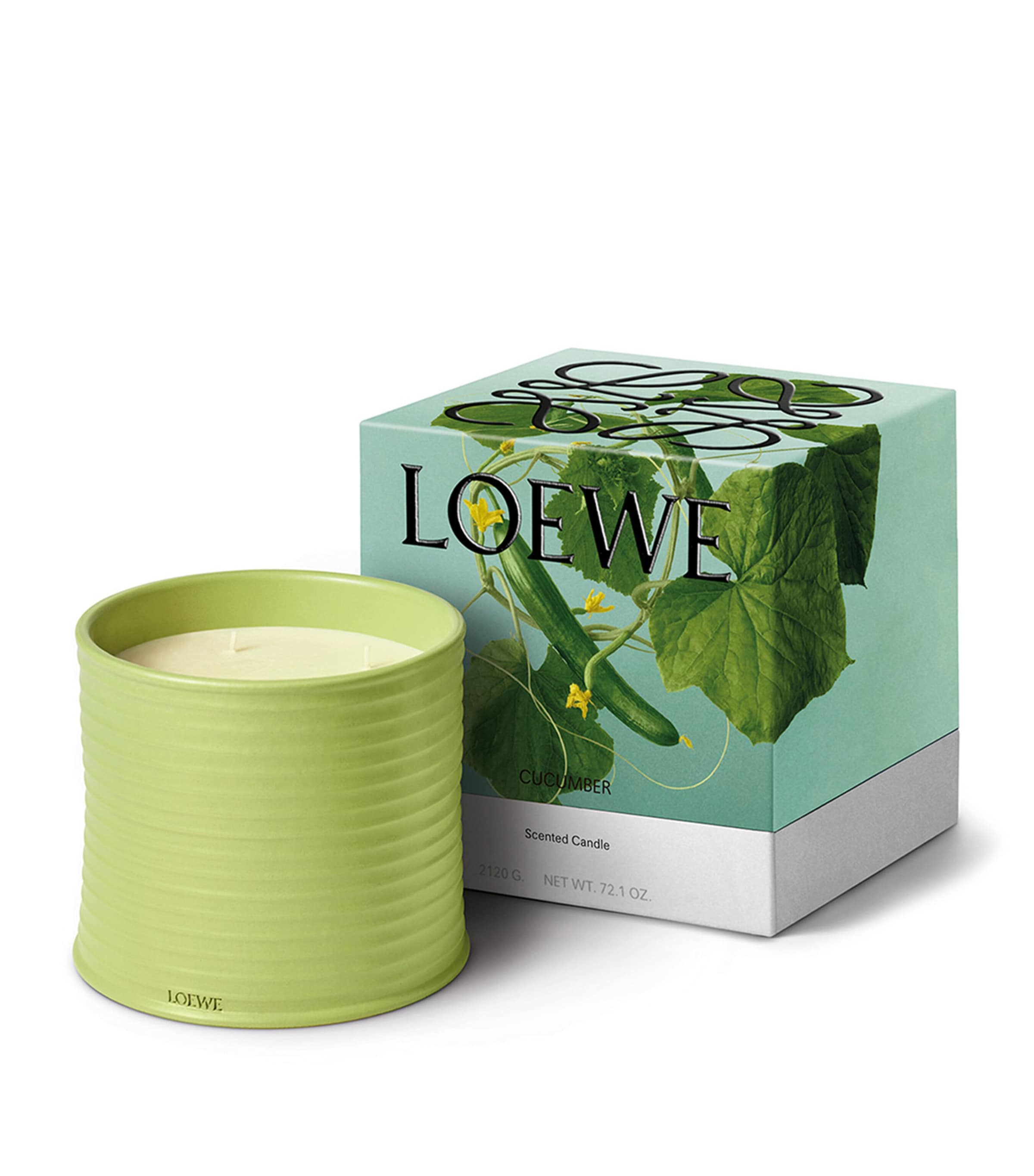 Large Cucumber Scented Candle NO COLOUR Image 2