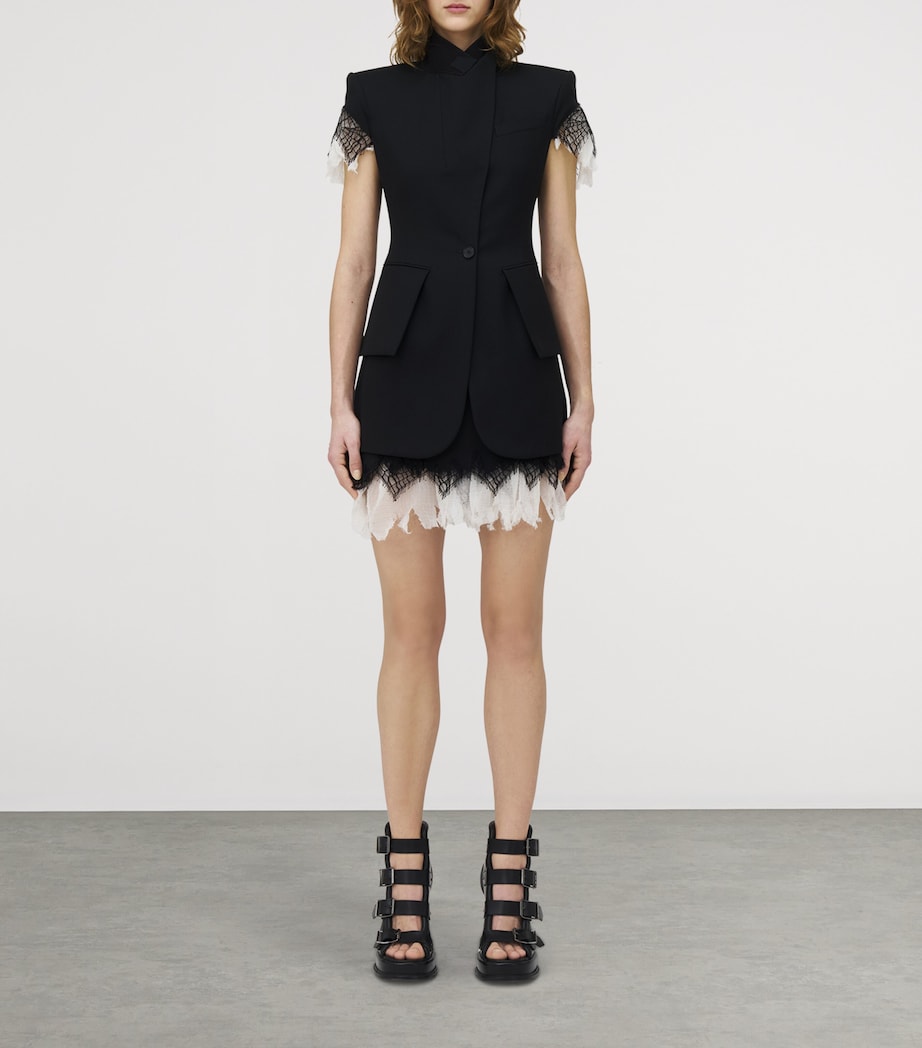 Wool-Lace Mini Skirt 1000 Image 2