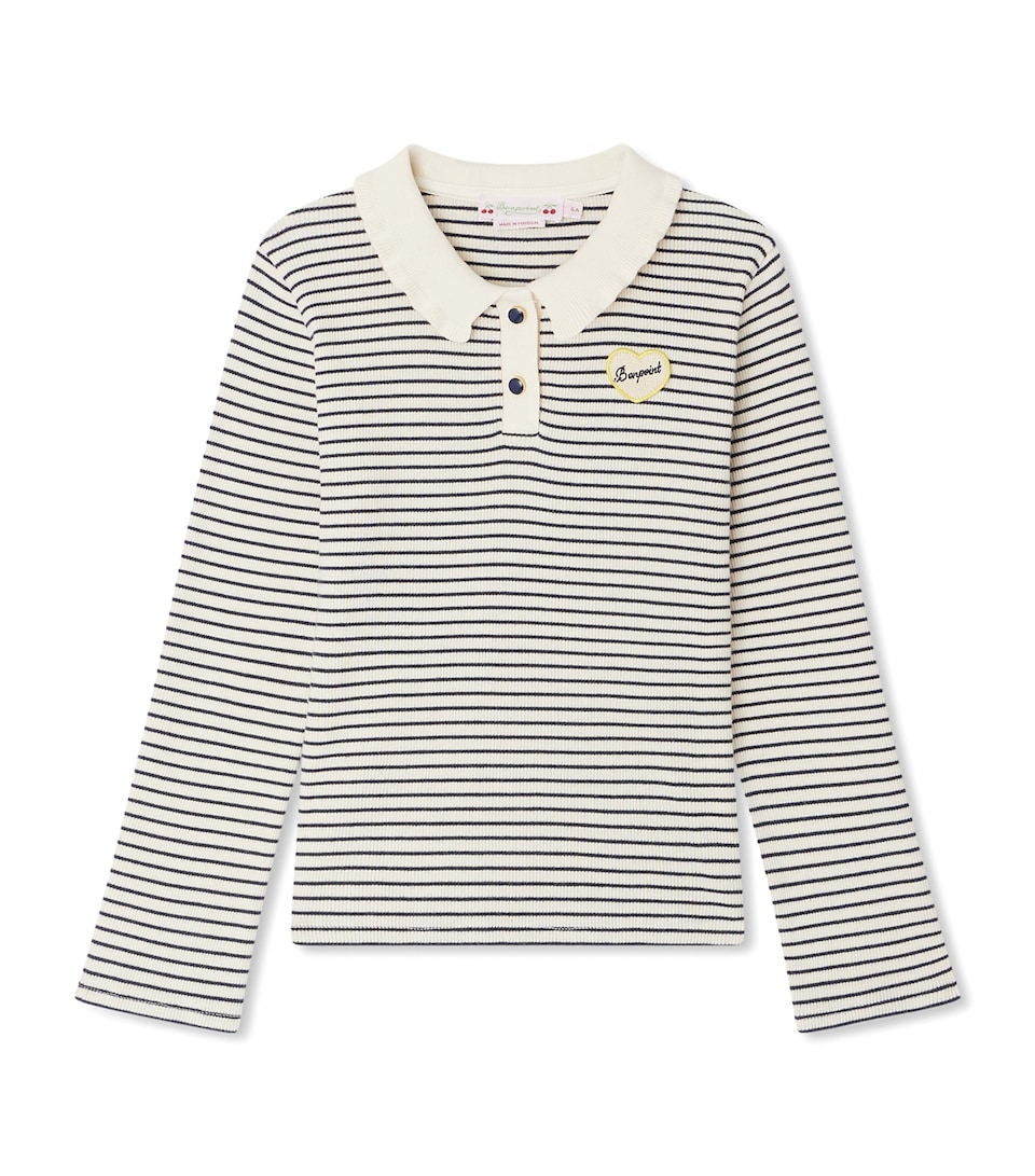 Cotton Stripe Polo Shirt (4-8 Years)