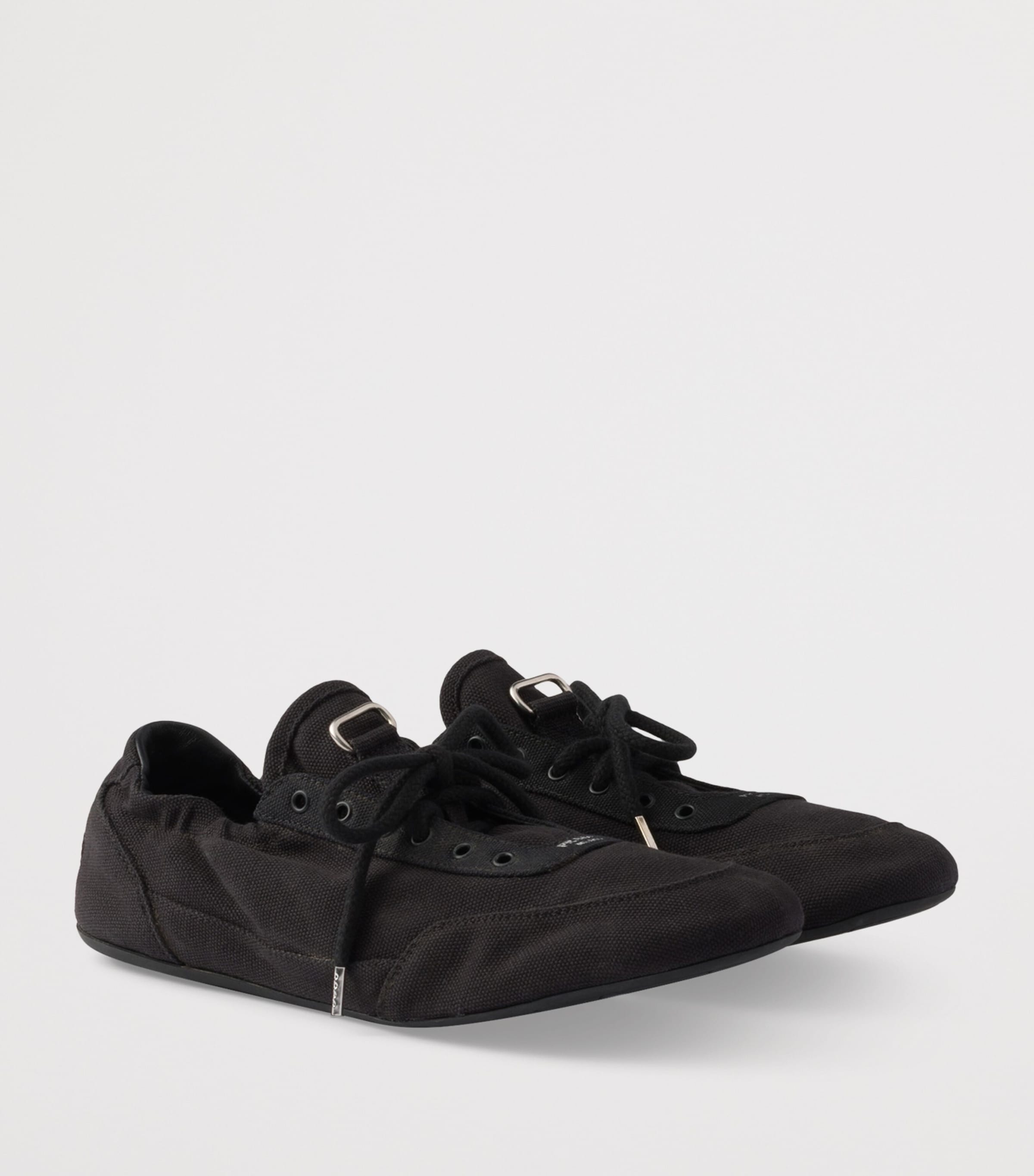Cotton Canvas Collapse Sneakers F0002 Image 2