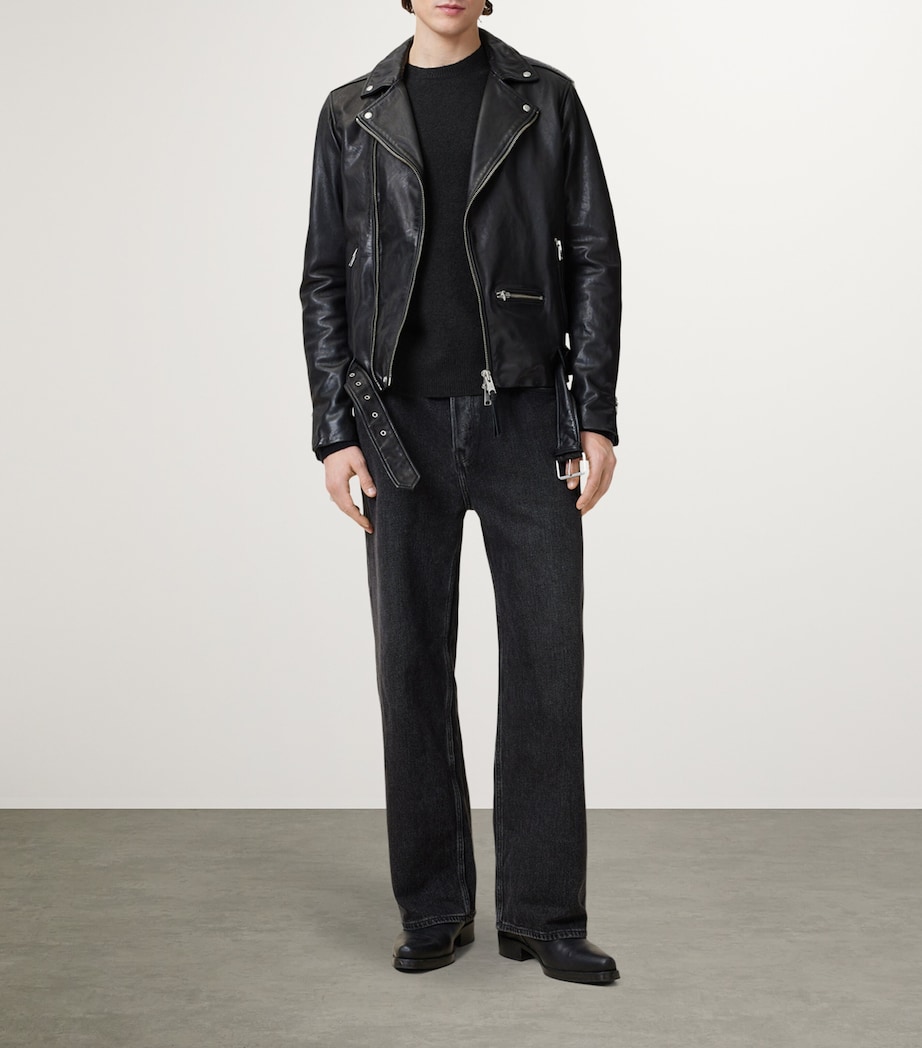 Crew-Neck Statten Sweater BLACK Image 3