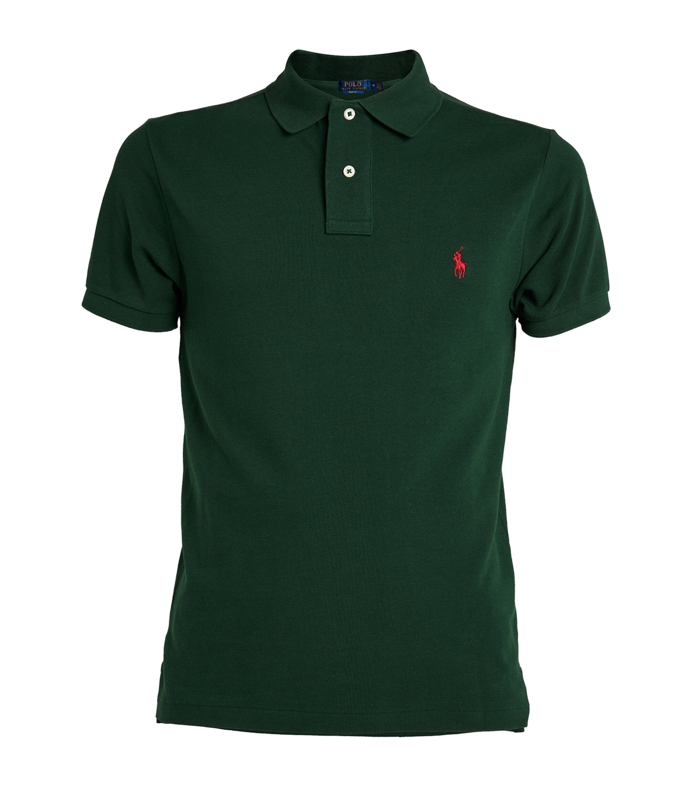 POLO RALPH LAUREN COTTON MESH SLIM-FIT POLO SHIRT